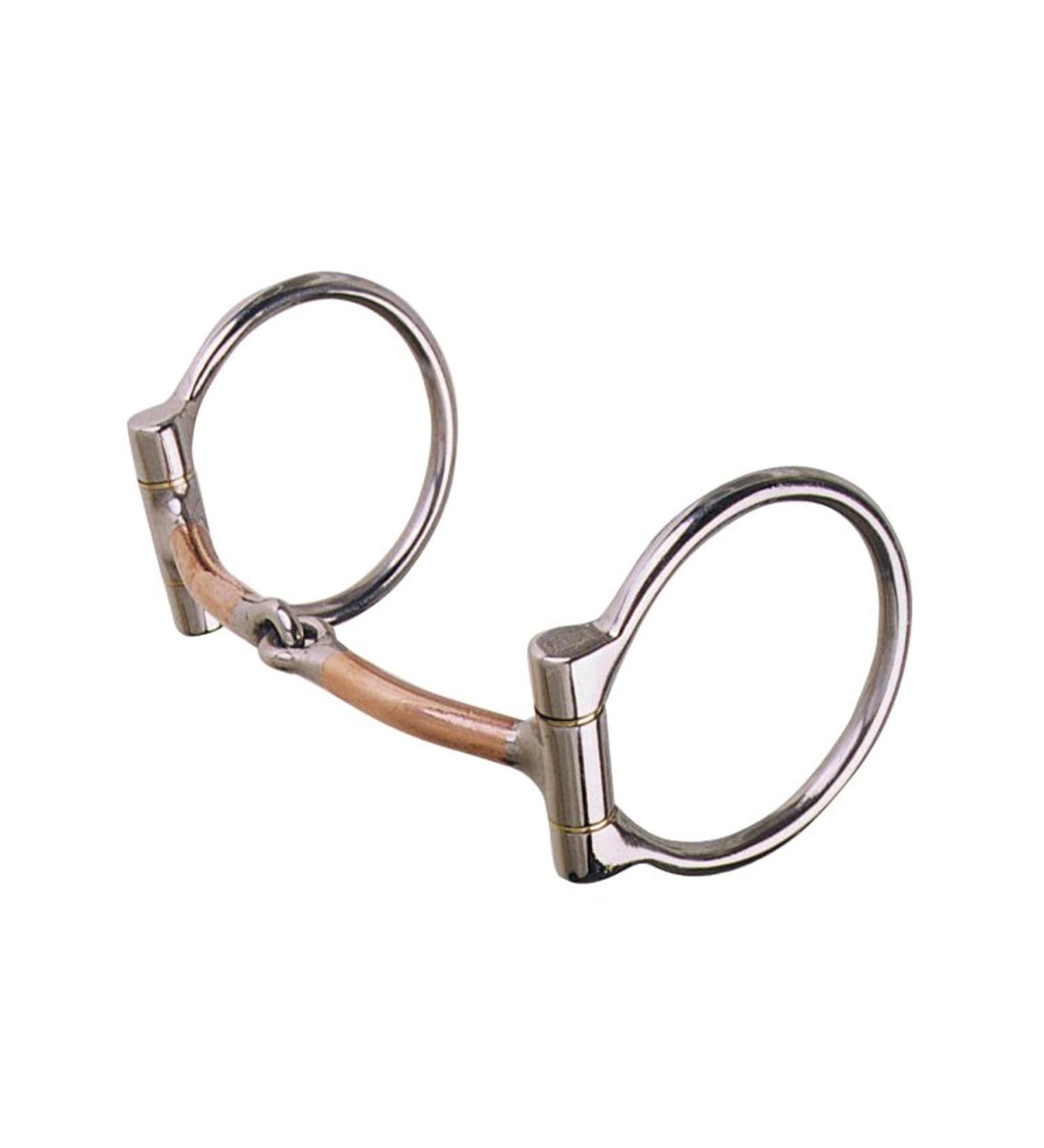 Reinsman 225 Golden Glide Offset Dee Snaffle - 3/8 Smooth Copper - Stage A - Buy Online on GoSupps.com