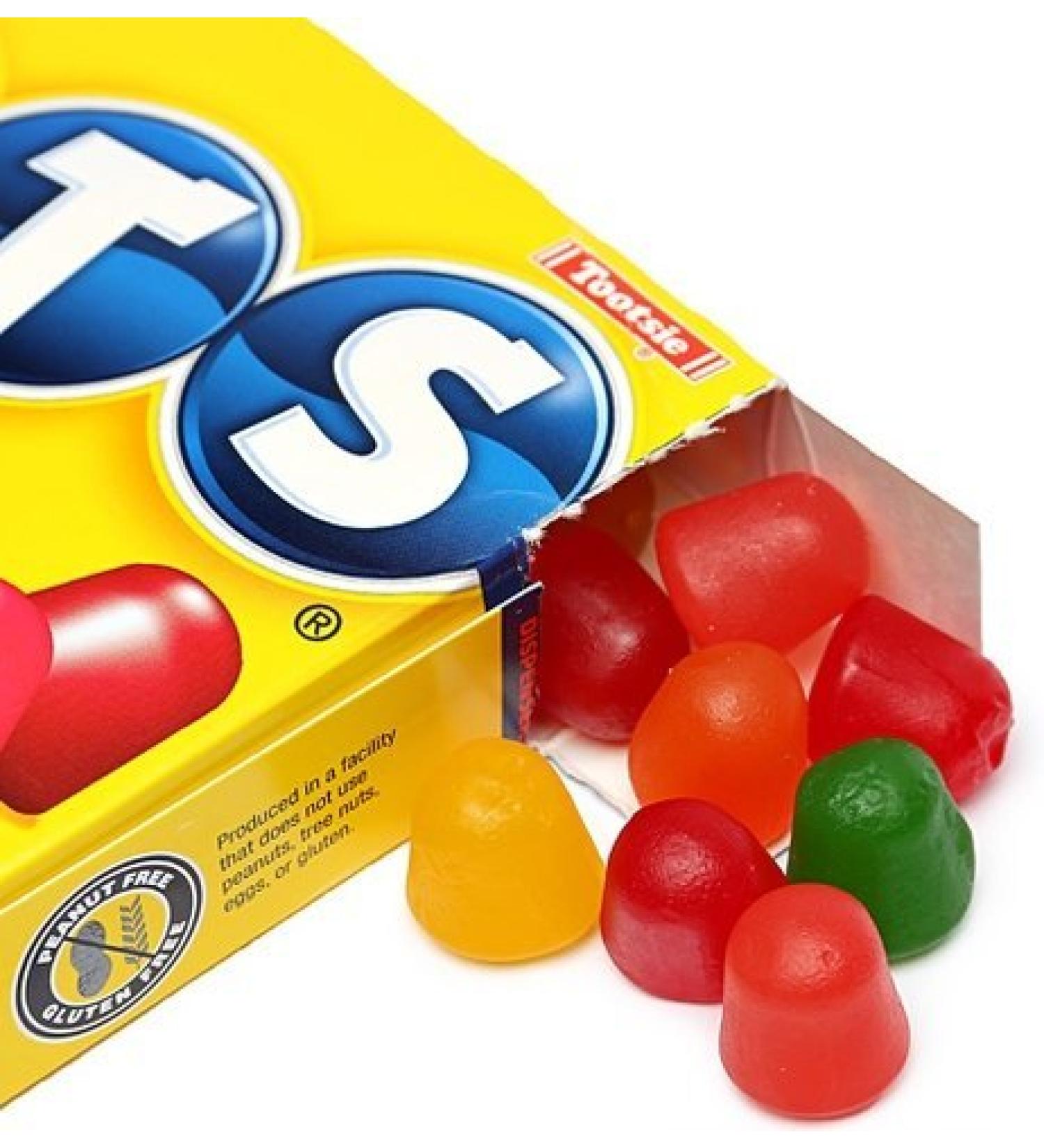 Tootsie Roll Dots Assorted Fruit Flavored Gumdrops - 6.5 oz. Theater Box (Pack of 2)