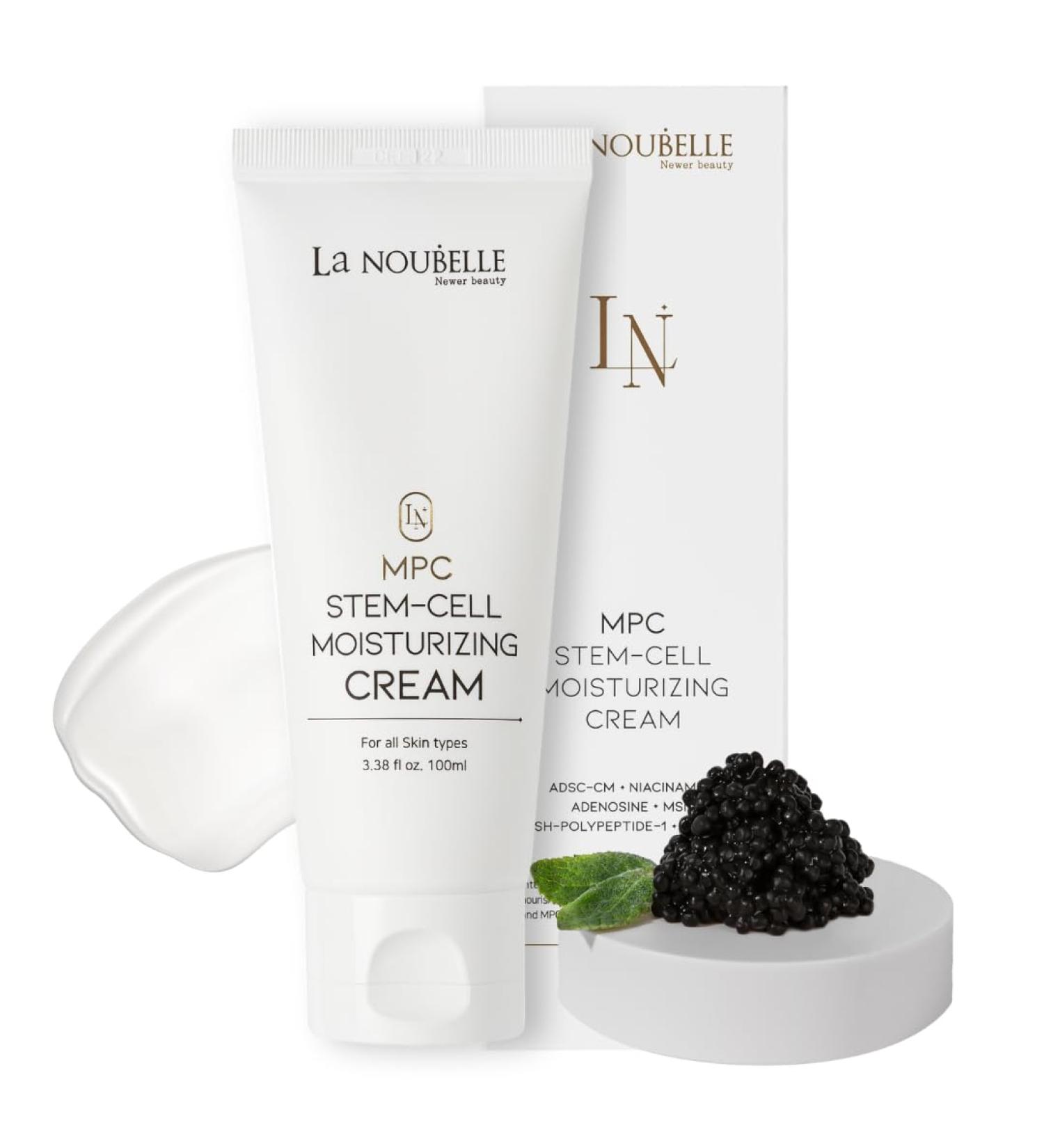 La Noubelle MPC Stem Cell Moisturizing Cream Anti-aging, Wrinkle Care, Skin Regeneration. Firming, Deep Hydration, Face Moisturizer with Caviar, Niacinamide and Peptides, Korean Skin Care 3.38 fl oz - Buy Online on GoSupps.com