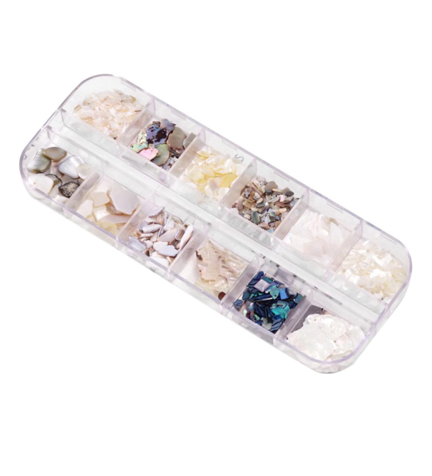 minkissy Storage Box Set Sequin Outfit Kit De Manicura Sequin Suit Nail Art Accessories Nail Jewelry Kit Nail Tools Nail Art Decoration Nail Art Tools Japanese-style Manicure Tools - Buy Online on GoSupps.com