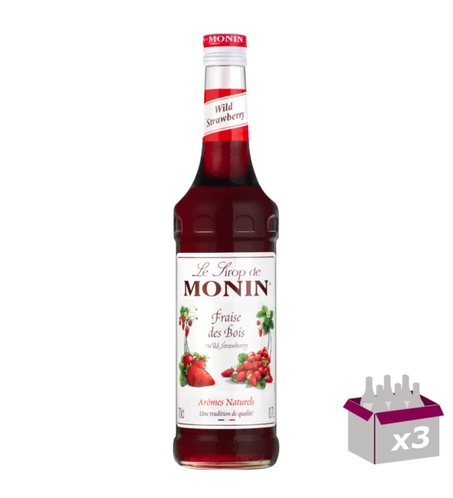 Set of 3 Syrup - Strawberry Wood - 70cl