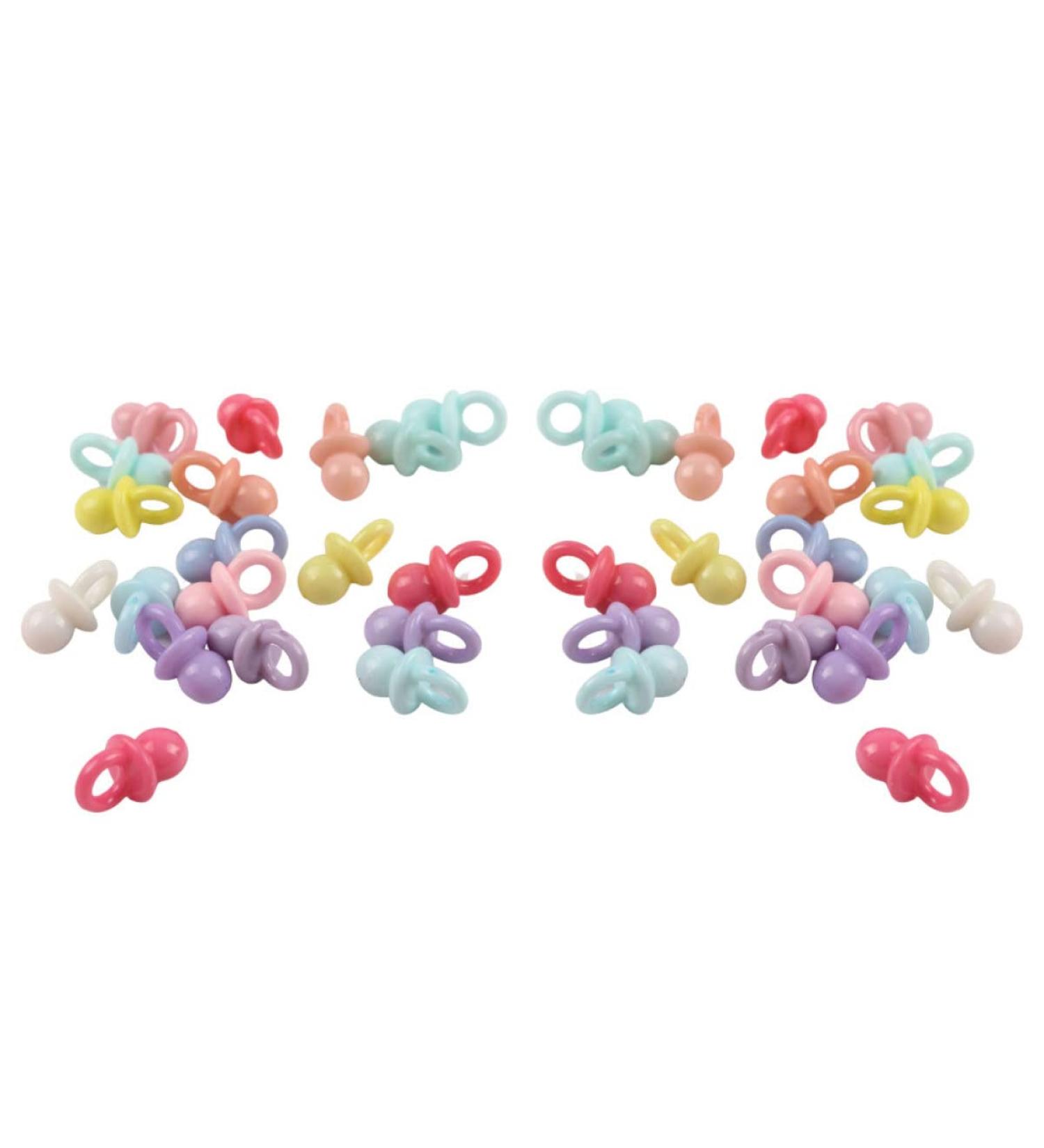 Artibetter 80-Piece Toddler Pacifier Clips - Colorful Acrylic Gift Set for Birthdays & Christmas - Buy Online on GoSupps.com