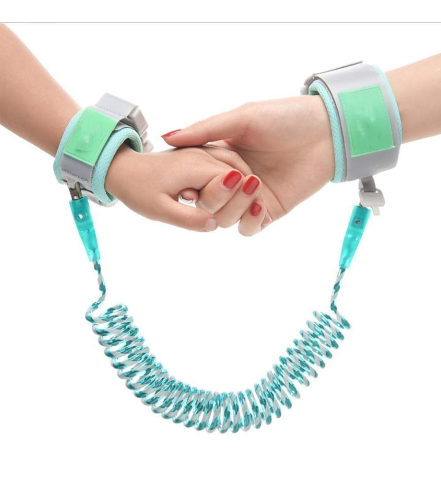 Baby Anti-Lost Belt | Safety Toddler Harness & Walking Hand Link | Removable Bungee Leash (Green) - International Shipping - Buy Online on GoSupps.com