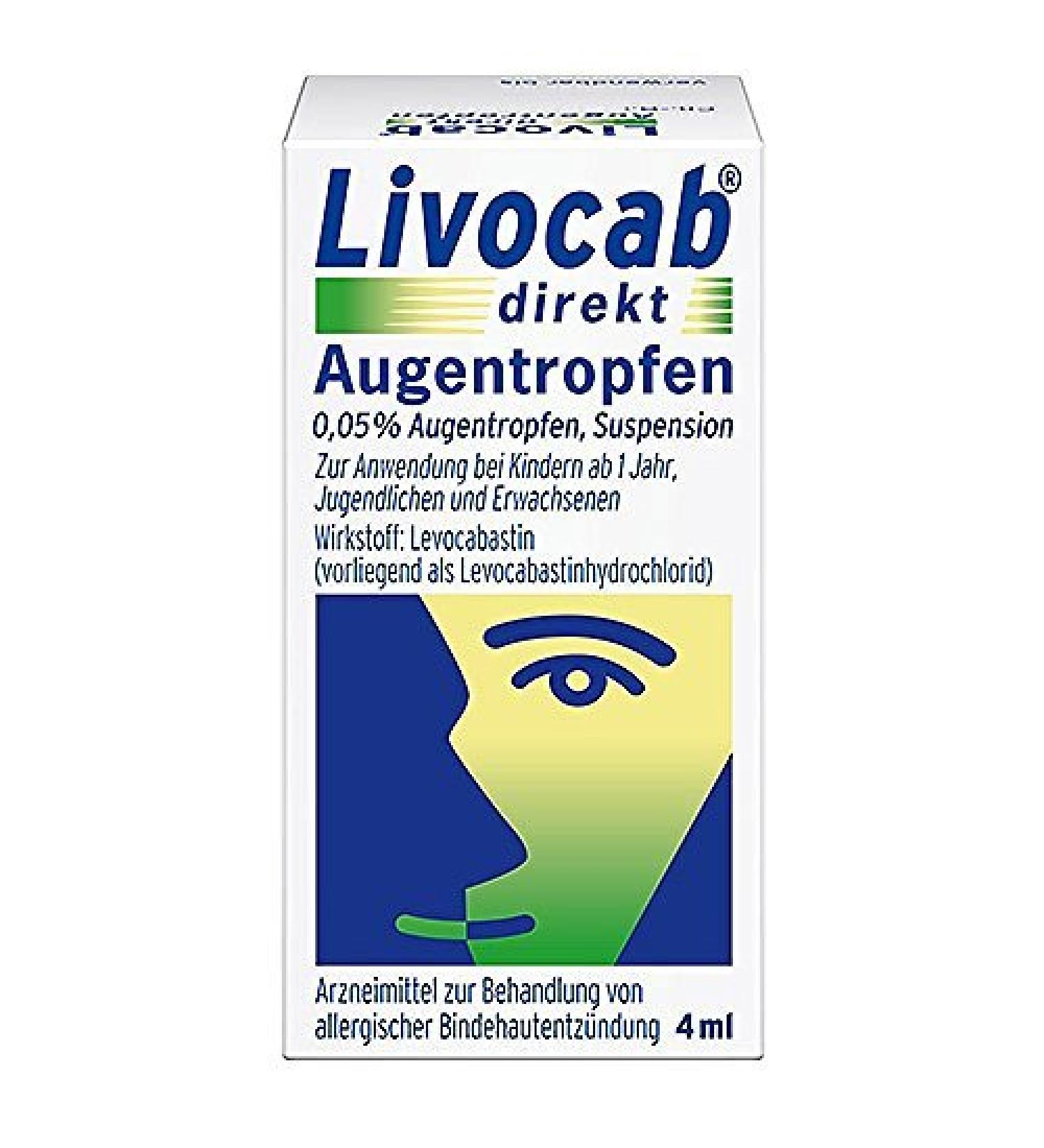 Livocab direct eye drops 4 ml by Johnson & Johnson