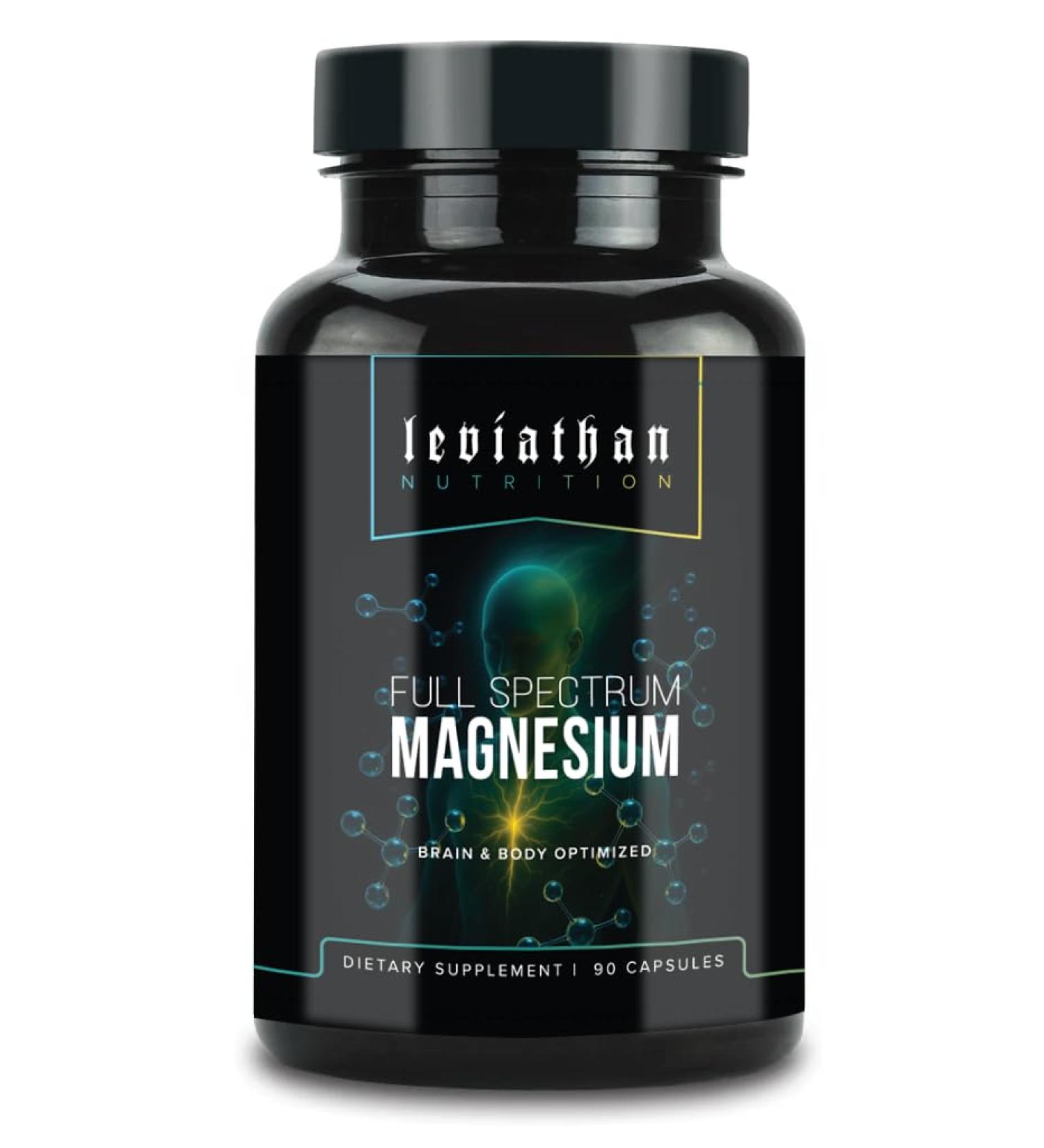 Leviathan Nutrition Full Spectrum Magnesium | with Magnesium L-Threonate Pidolate and Glycinate