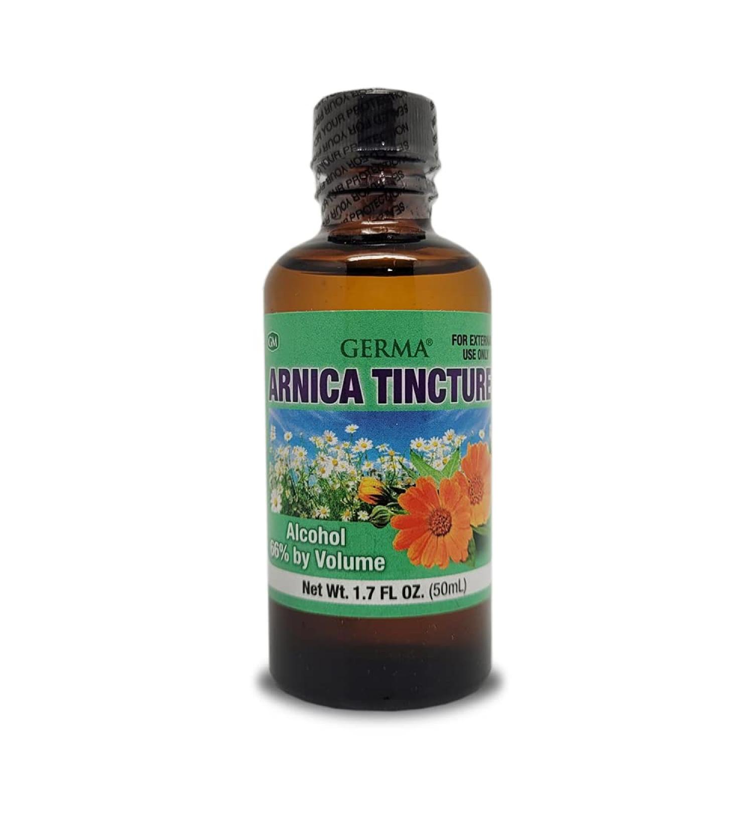 Germa Arnica Tincture 1.7 oz - Topical Analgesic for Joint Pain, Body Aches, and Bruises - Promotes Healthy Skin - Buy Online on GoSupps.com
