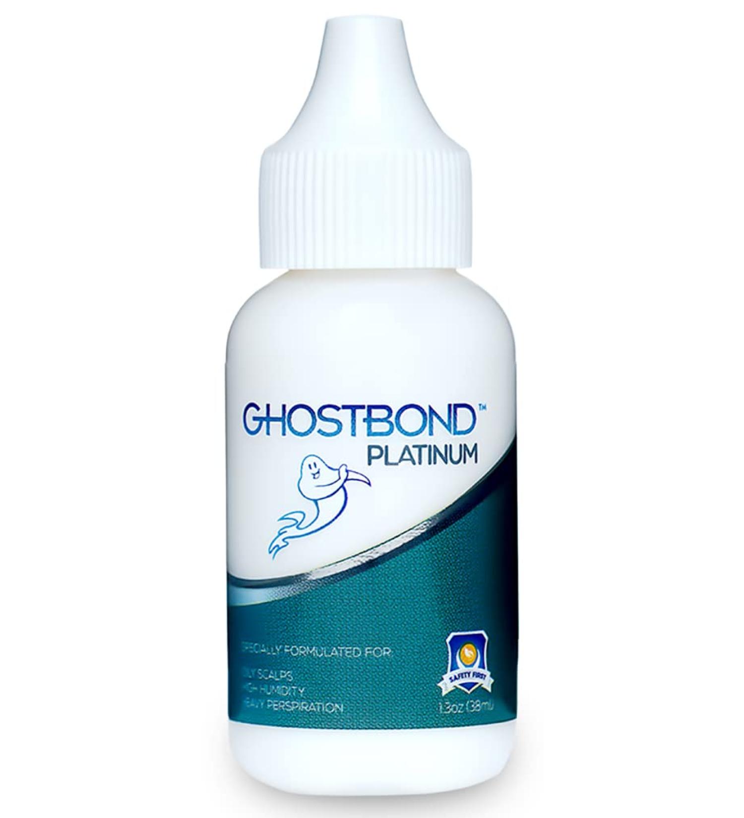 GhostBond Platinum Wig Glue 1.3oz - Water-Resistant & Extreme Heat Hair Replacement Adhesive for Poly & Lace Wigs - Strong Hold, Invisible Bonding - Buy Online on GoSupps.com