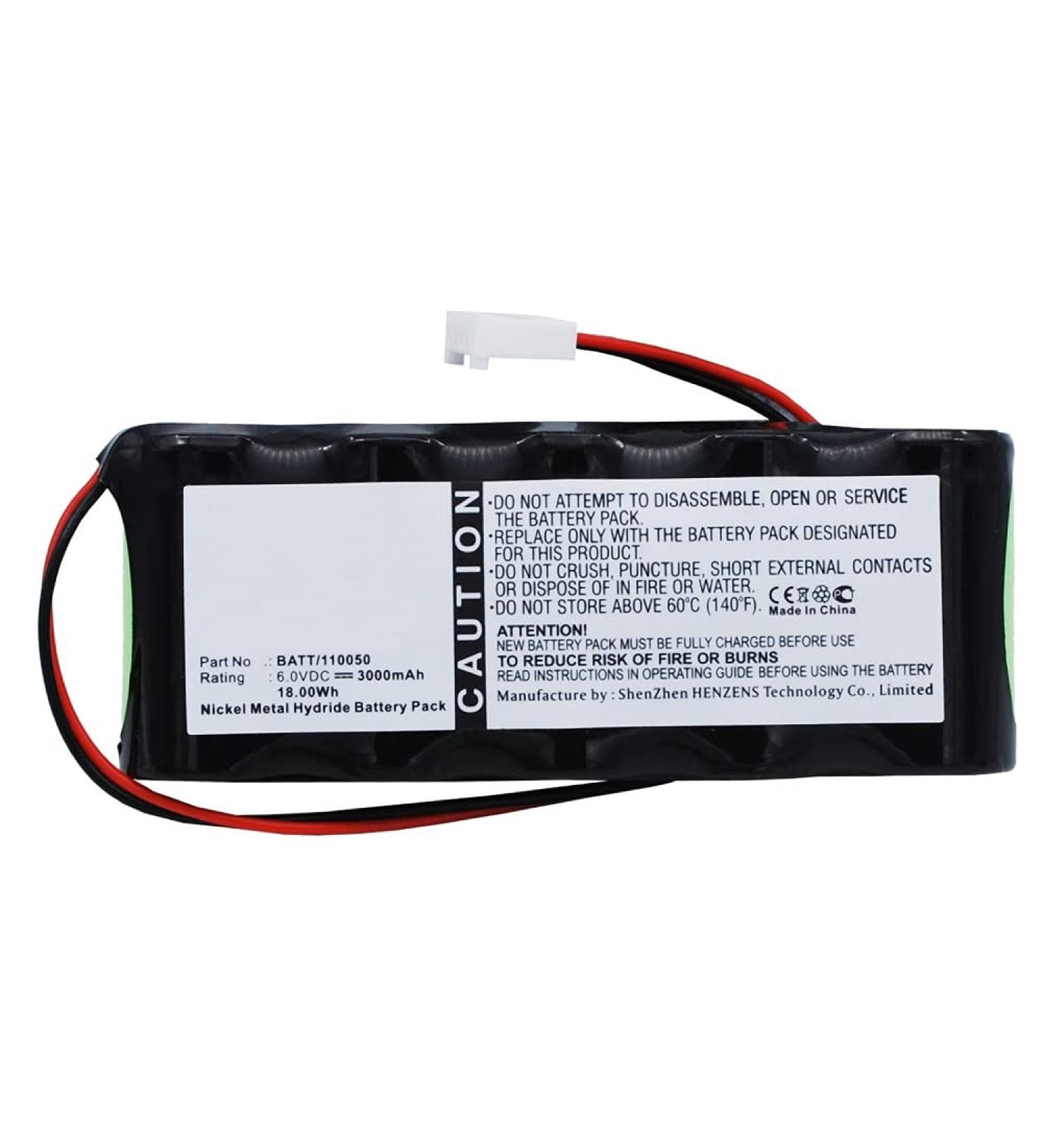 Synergy Digital Battery Compatible with Fresenius MCM500 MCM500D Battery (6 Ni-MH 3000mAh)