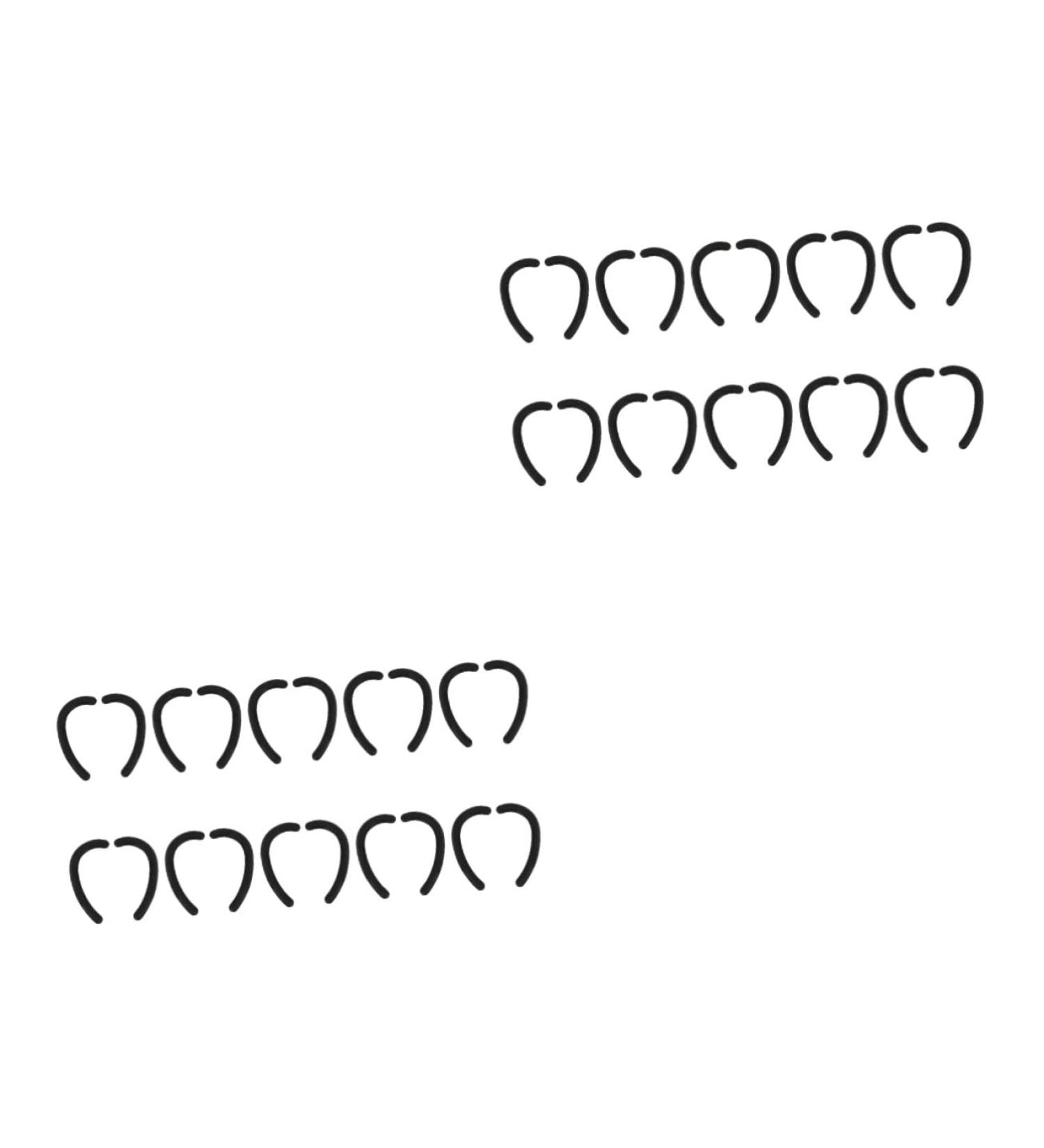 Gatuida 20 Pair Anti-Snag Ear Hooks for Masks | Ear Protector Clips & Headgear Belt Accessories - Buy Online on GoSupps.com