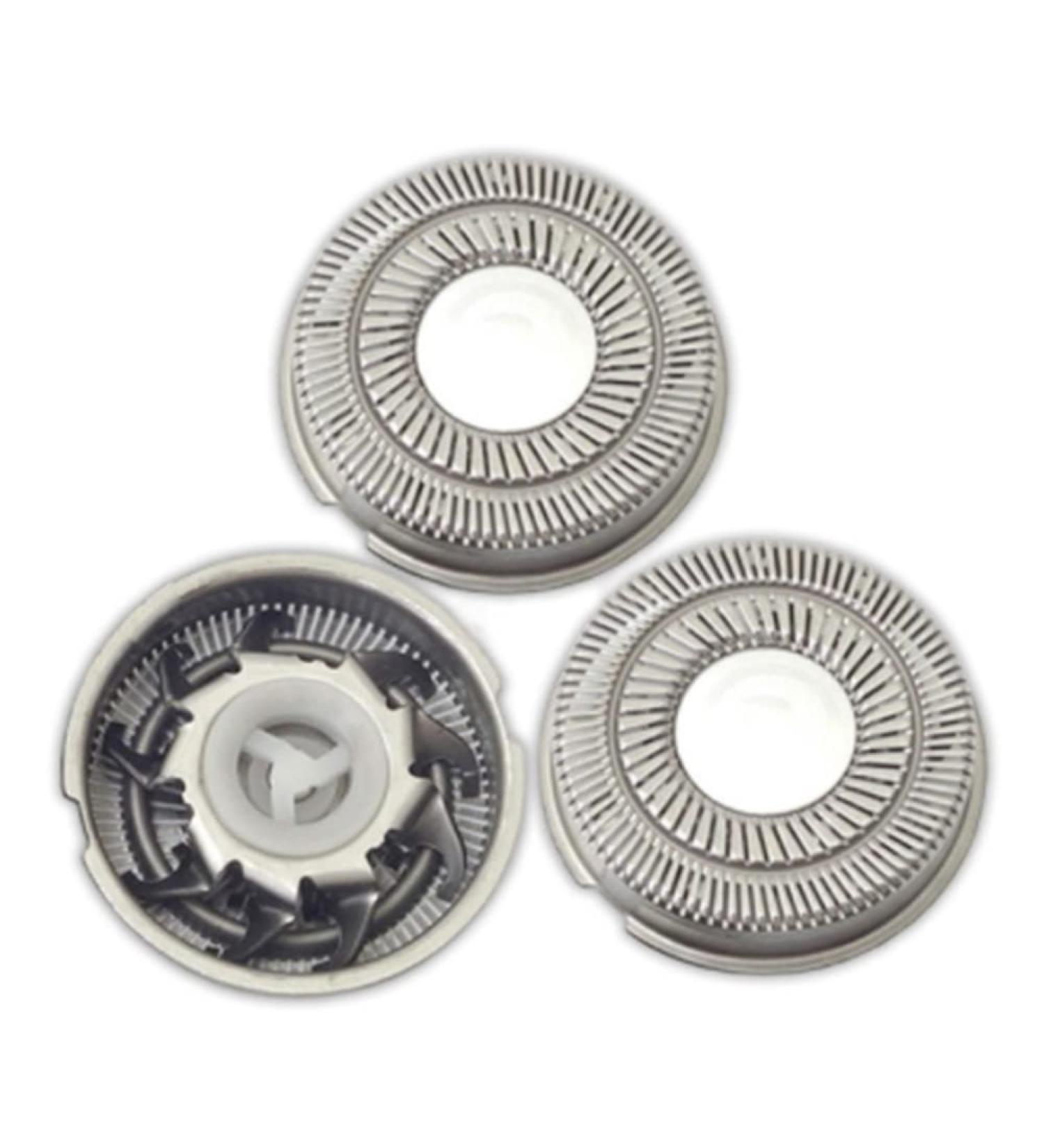 SRMAN 3x Universal Shaving Heads - Silver FR6 Model | Compatible Durable & High-Quality | International Shipping Available - Buy Online on GoSupps.com
