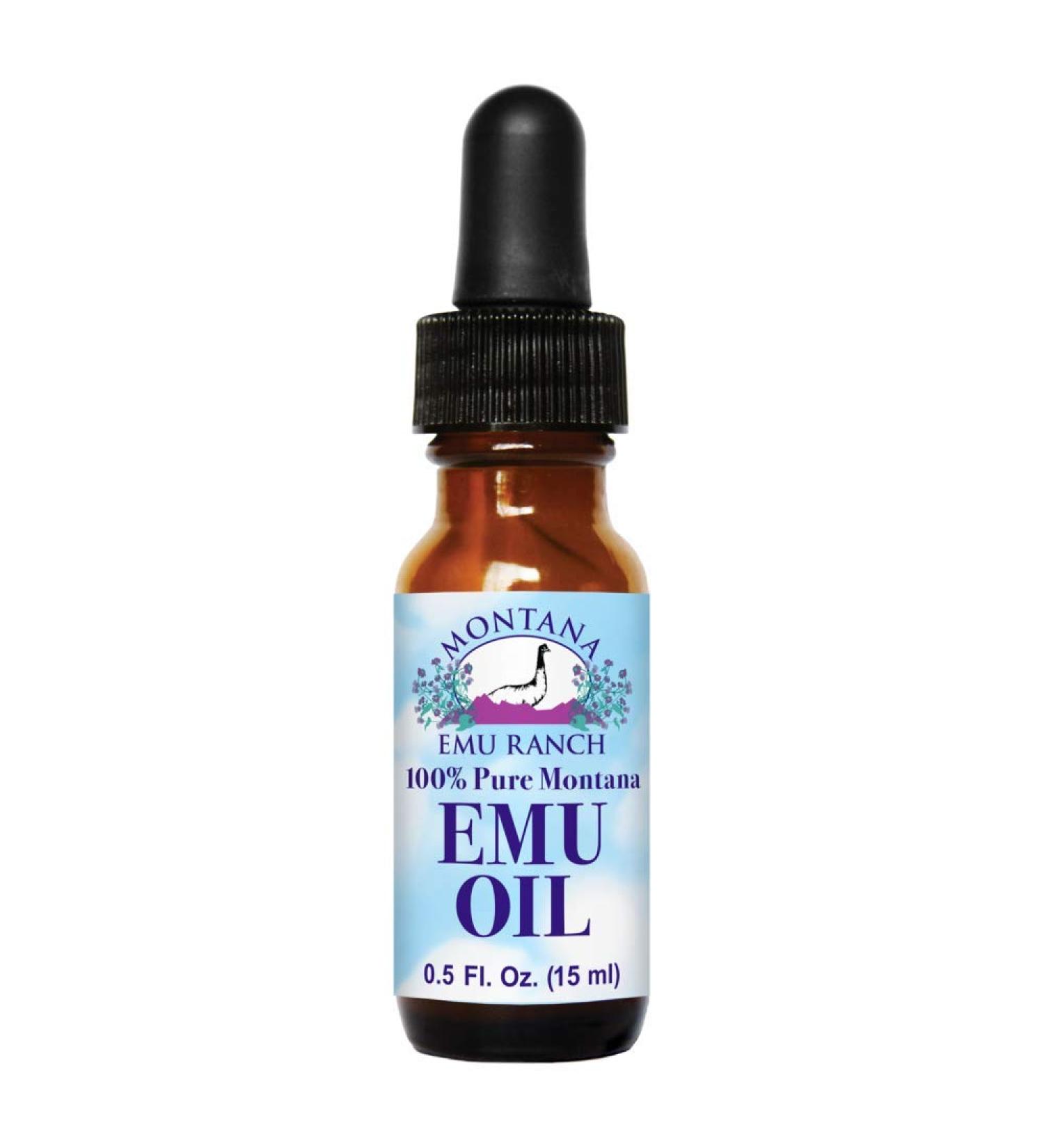100% Pure Montana Emu Oil Montana Emu Ranch Co. 0.5 oz Liquid