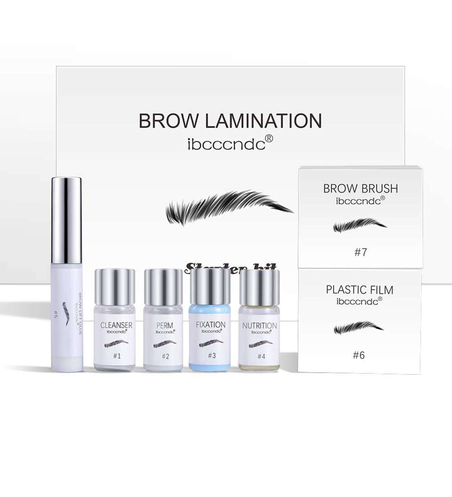 Eyebrow Lift Kit with Brow Lamination & Pomade - Long Lasting, Easy to Use | Salon Quality, Perfect for Fuller Brows | 8 Weeks Lasting Results - White - Buy Online on GoSupps.com