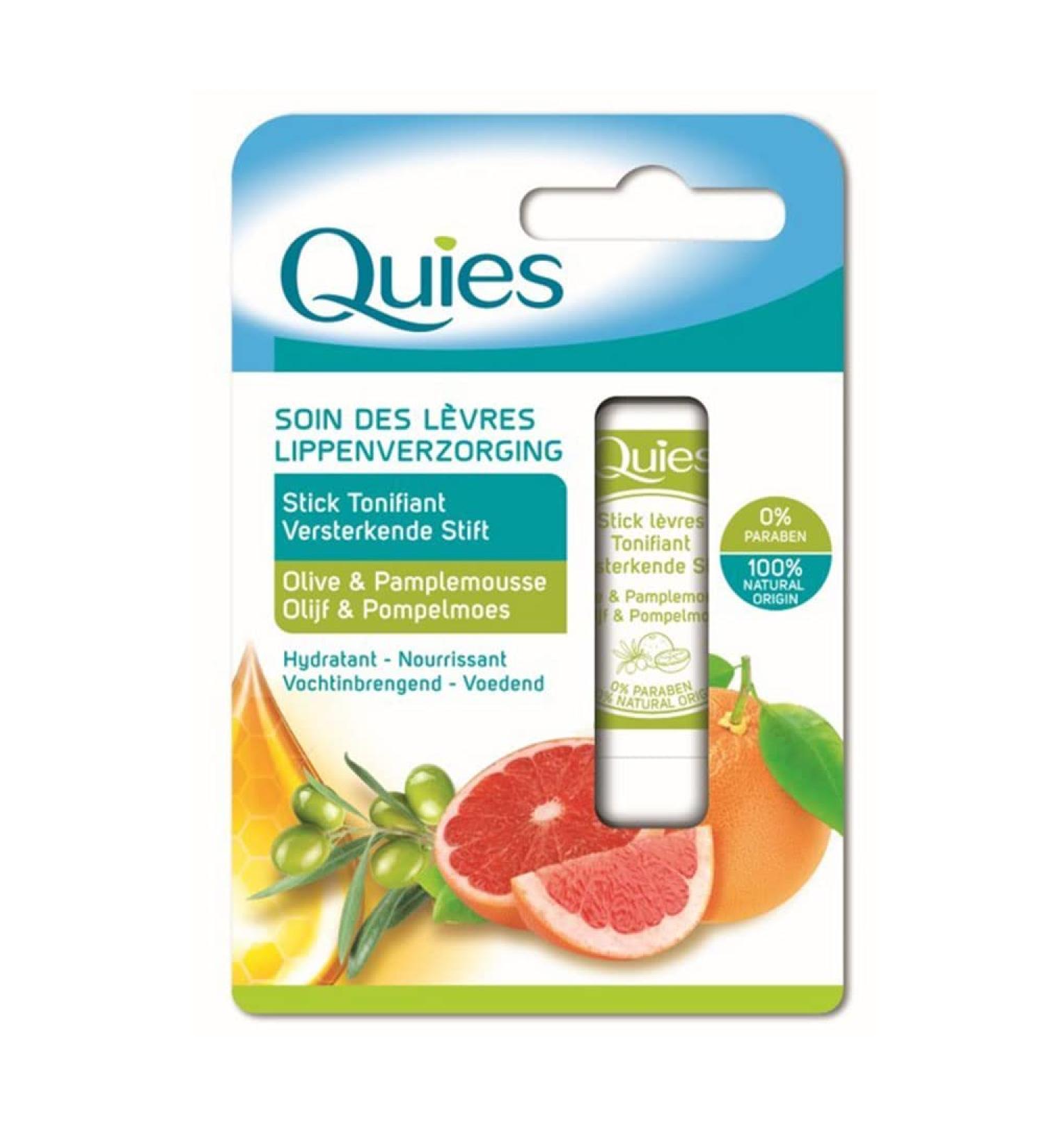 Quies Lip Care Toning Stick Olive & Grapefruit 4.5 g