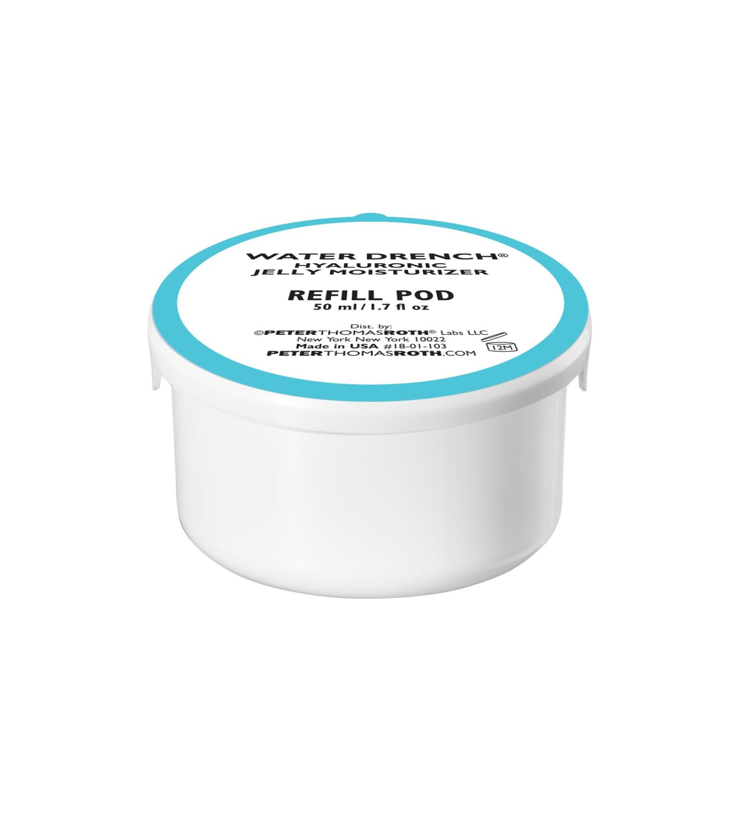 Peter Thomas Roth | Water Drench Hyaluronic Jelly Moisturizer Refill Pod | Hyaluronic Acid Cloud Cream For Normal to Oily Skin Fragrance-Free Non-Comedogenic Acne-Safe Moisturizer - Buy Online on GoSupps.com