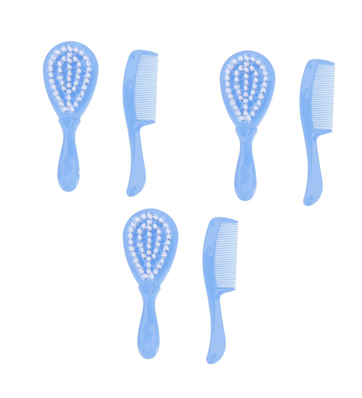 GLEAVI 3 Sets Baby Shampoo Comb Newborn Kit - Portable Hair Brush and Comb Set for Kids - Buy Online on GoSupps.com