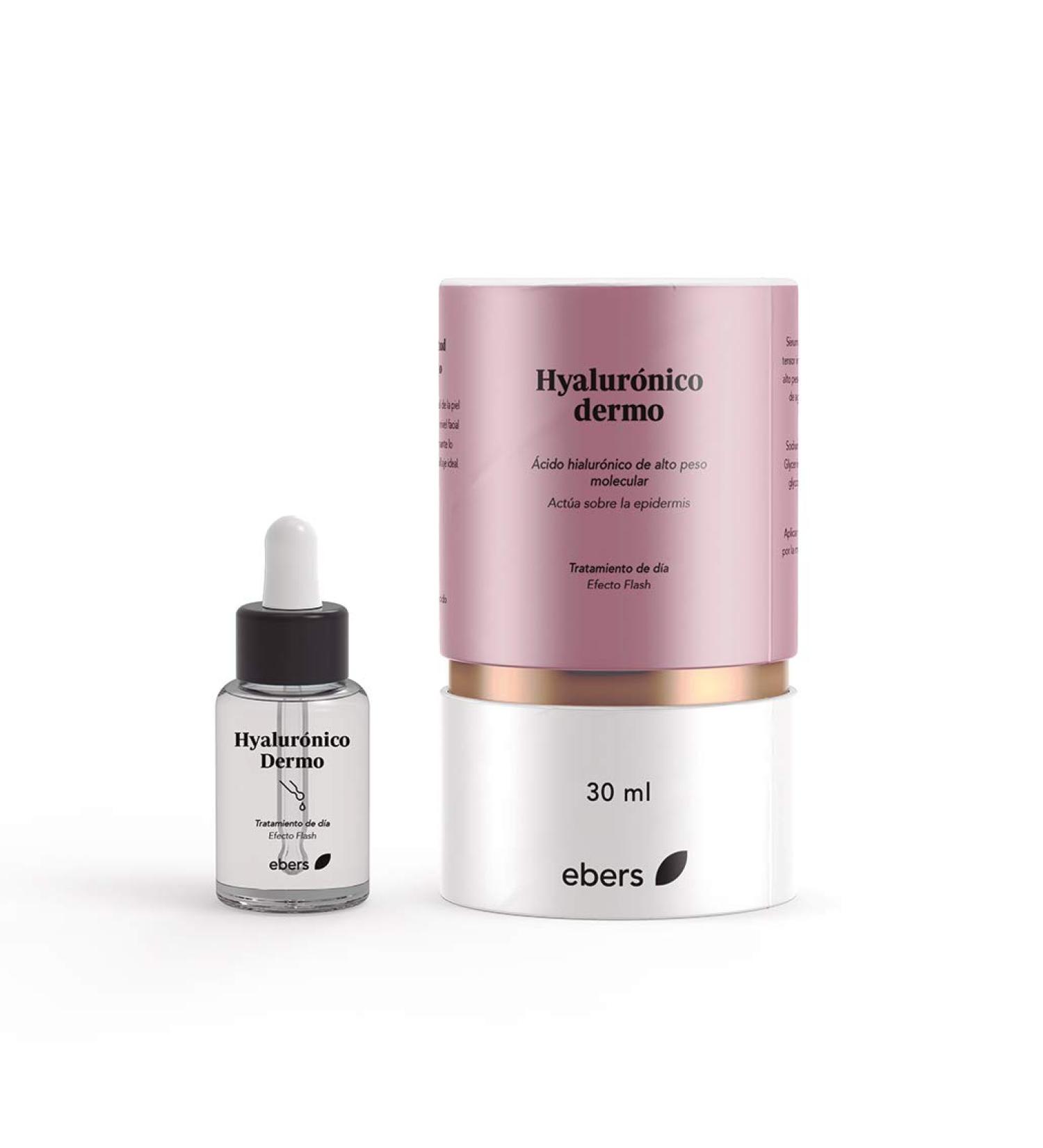 Ebers - Hyaluronic Dermo- (High molecular weight hyaluronic acid) - Restores vital water balance. 30ml - Buy Online on GoSupps.com