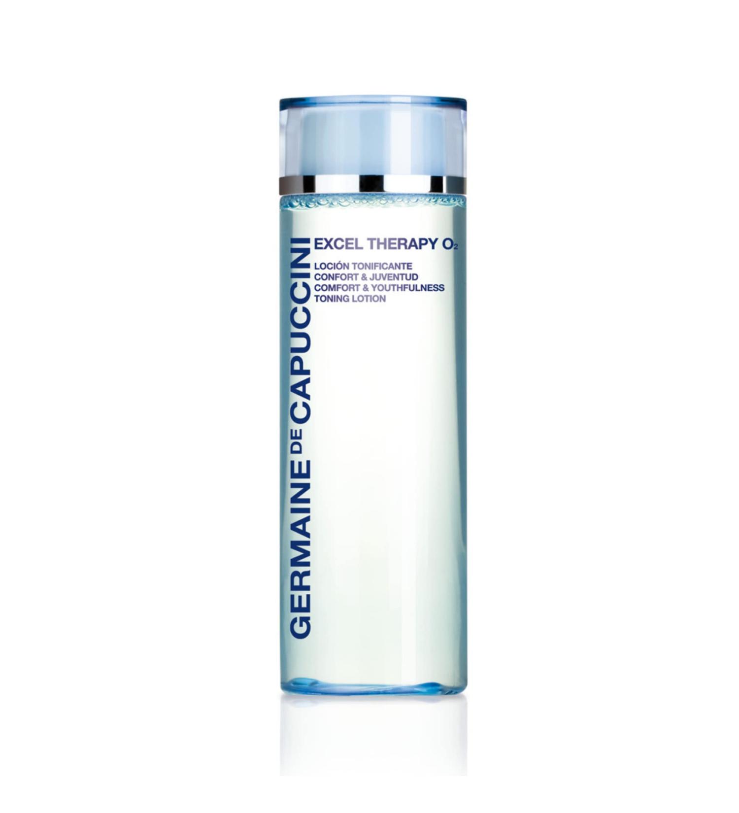 Germaine De Capuccini Excel Therapy O2 Toning Lotion 200ml - Comfort & Youthfulness for Radiant Skin | International Shipping Available - Buy Online on GoSupps.com