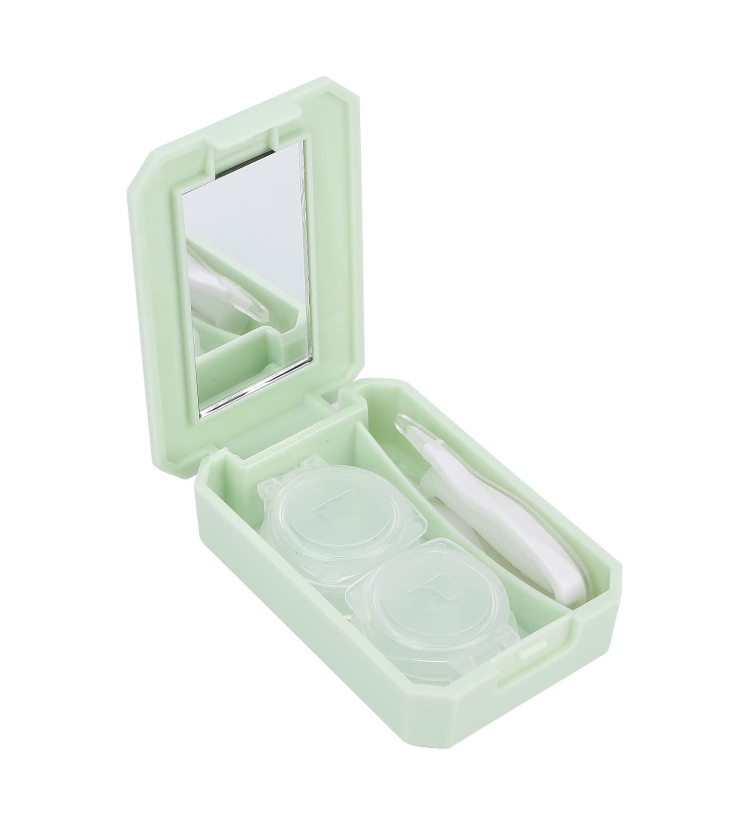 Contact Lens Box Good Sealing Effect Avoid Harmful Substances Getting Into Eyes Contact Lens Holder Box for Work for Travel for Home for Outdoors(Avocado) - Buy Online on GoSupps.com