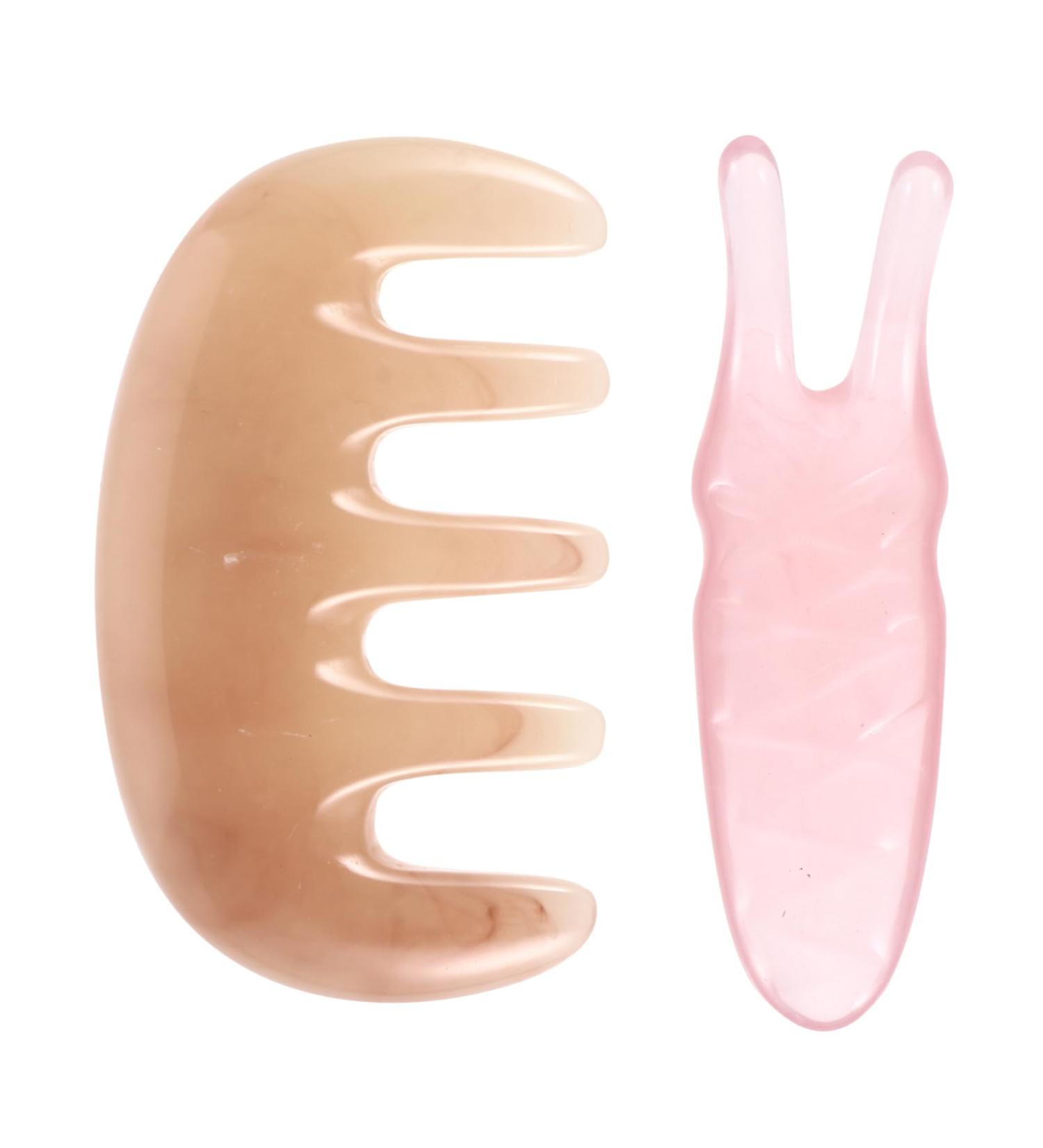 Buy Healvian 2 Sets Massage Device - Multifunctional Gua Sha Tools & Scratching Board - Jade Massage Kamm - International Shipping Available - Buy Online on GoSupps.com