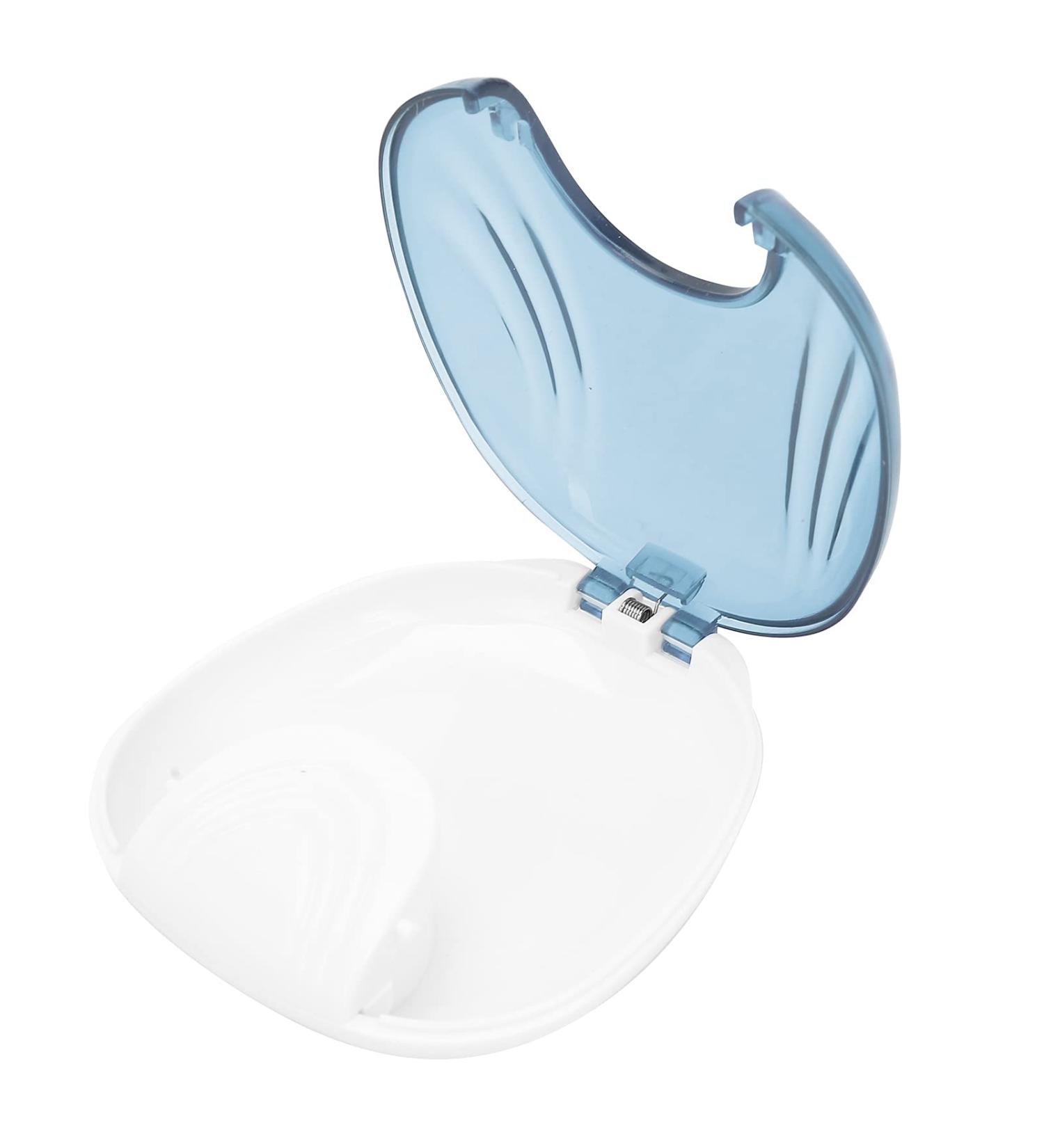 Portable Denture Box | Gray Tooth Holder for Dentures & Earplugs | Durable & Stylish Storage Solution - Buy Online on GoSupps.com