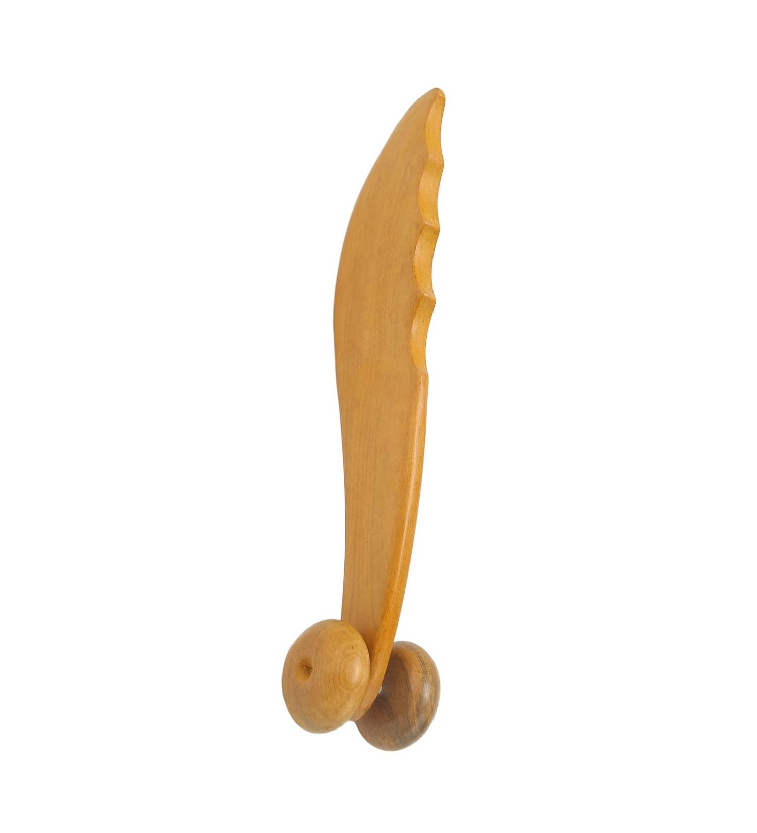 Ververt Touch Body Massage Roller - Wooden Footbow Device for Muscle Relaxation & Pain Relief | Perfect Gift for Family & Friends - Buy Online on GoSupps.com