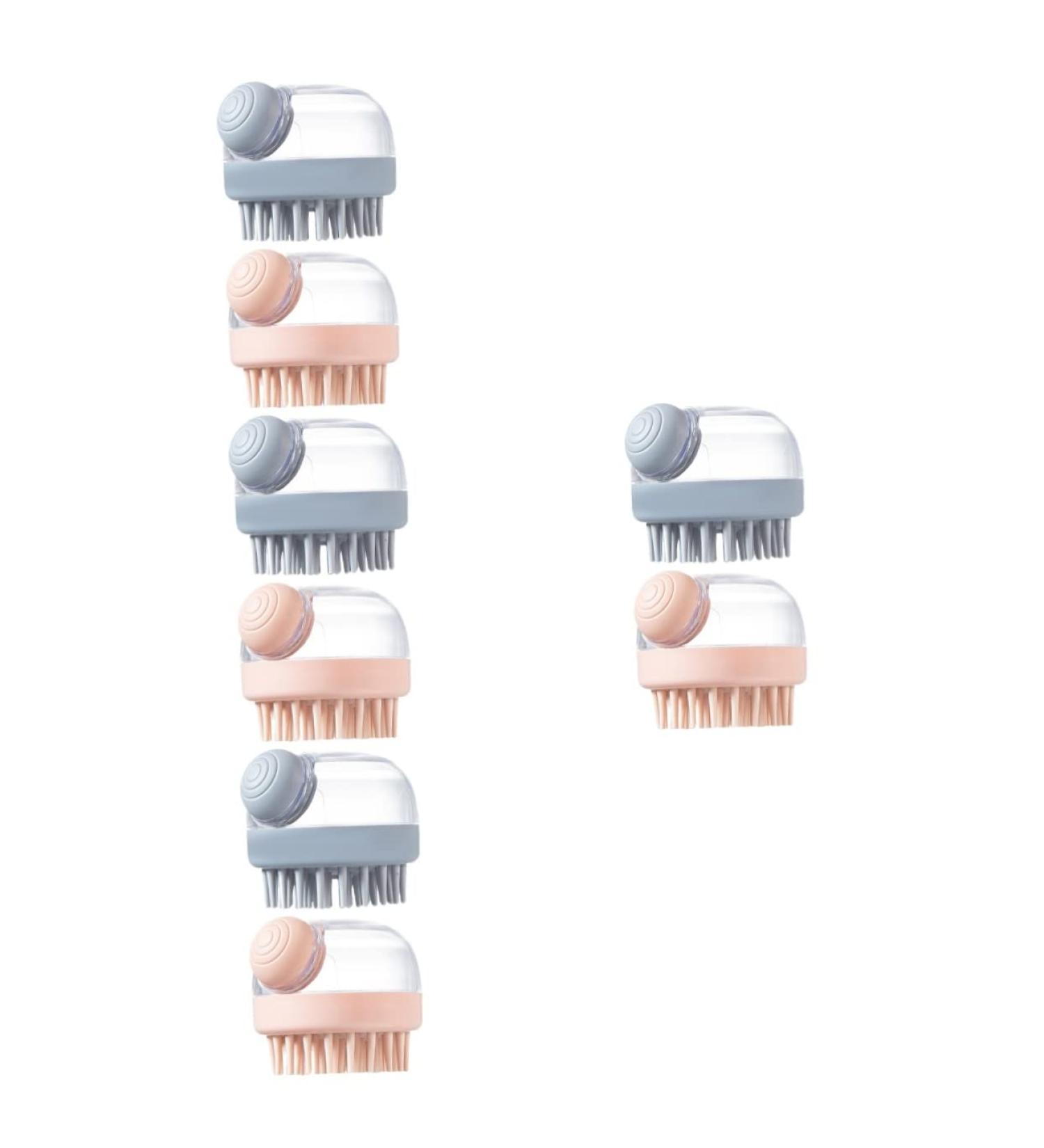 8 Pcs FRCOLOR Massage Shampoo Scalp Scrubber & Massager Set - Buy Online on GoSupps.com