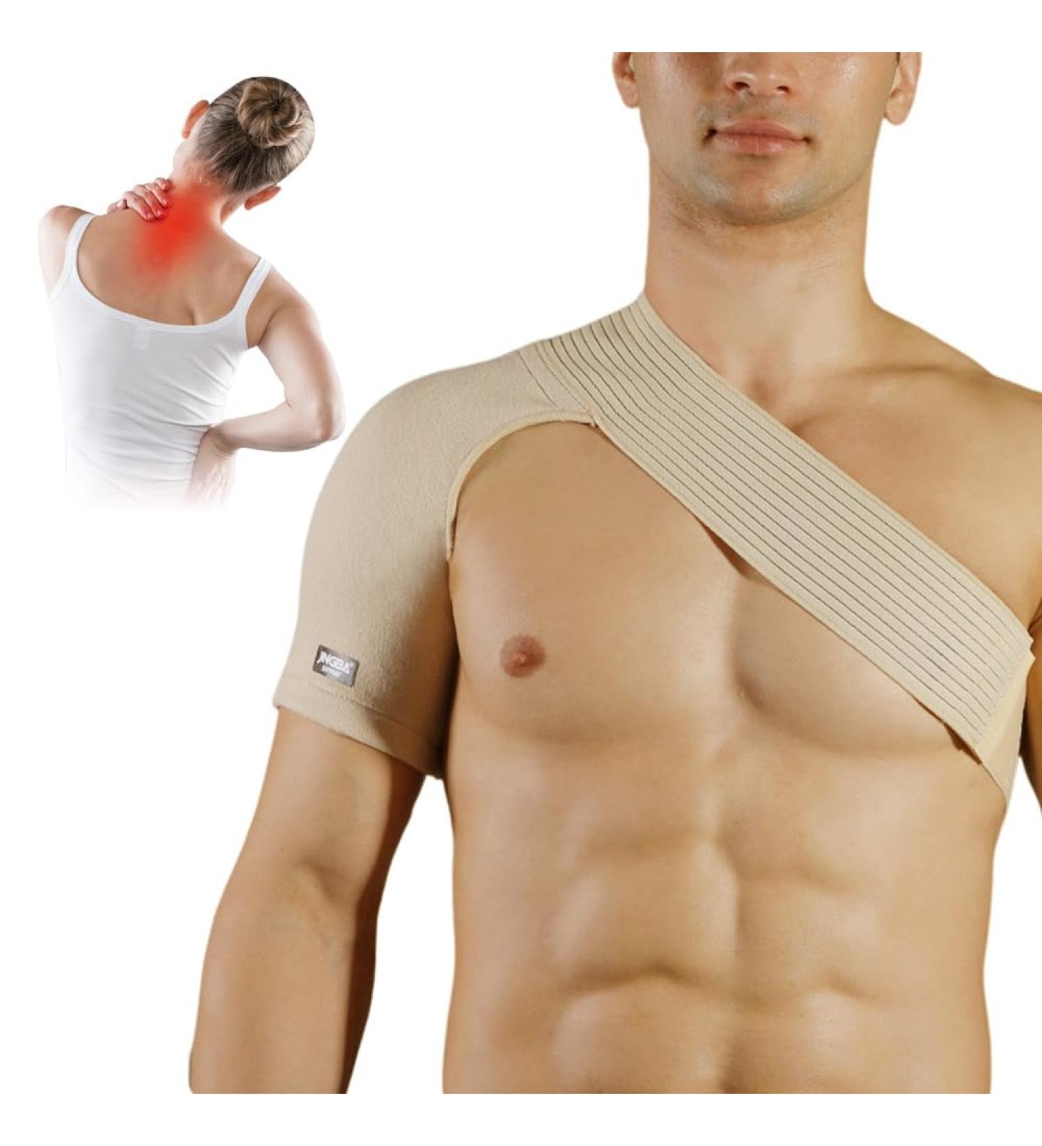 Men Women Sports Compression Shoulder Straps Fit The Shoulder Curve Breathable Shoulder Straps Suitable for Torn Rotator Cuff Default - Buy Online on GoSupps.com