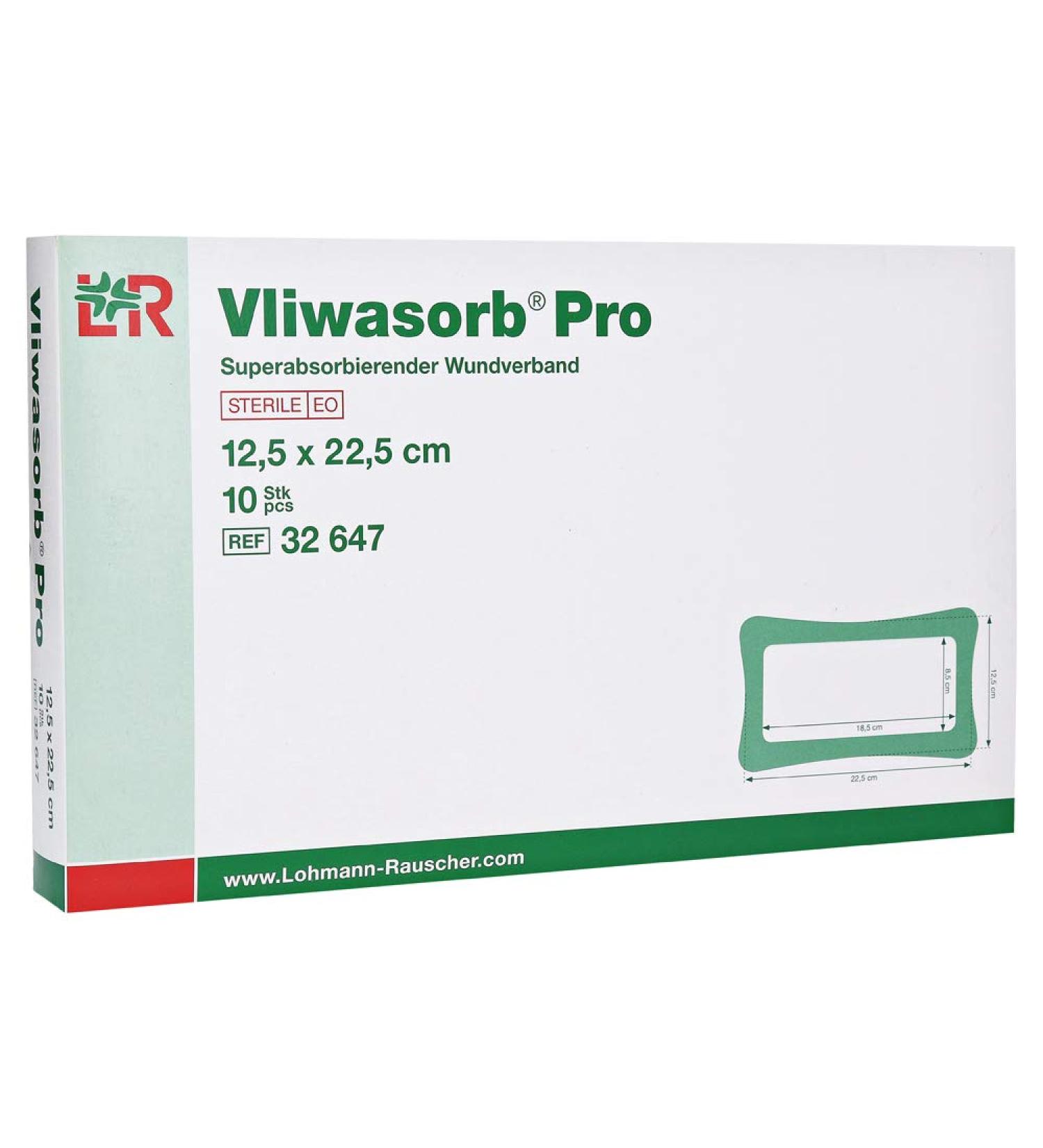 Vliwasorb Pro Superabsorb.kompr.Steril 12
