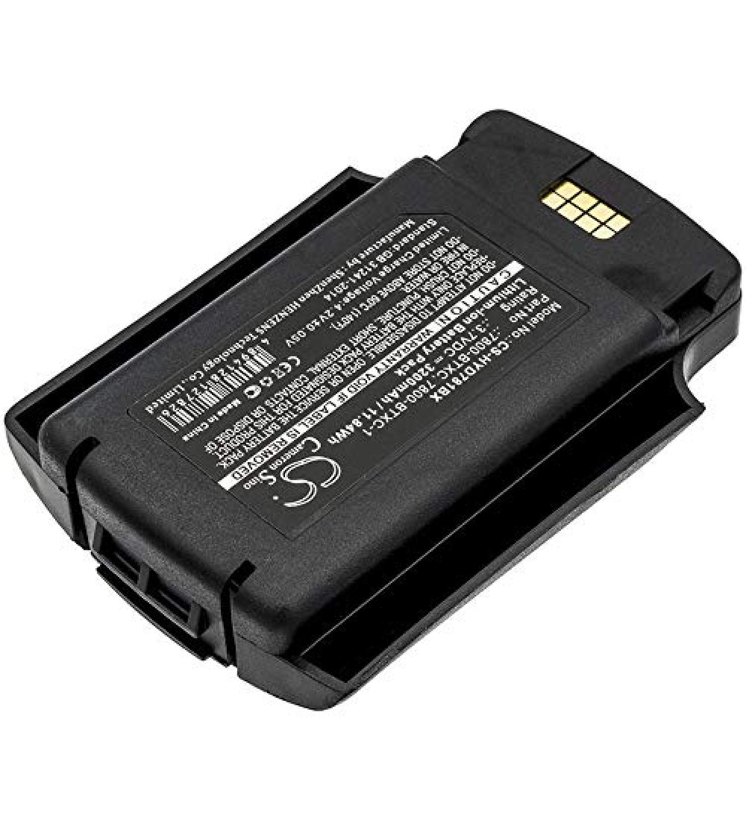 Replacement Battery for Dolphin 7600 & 7600 II - 3200mAh/3.7V | Compatible Part Numbers: 7600-BTEC 7600-BTXC 7600-BTXC-1 - International Shipping Available - Buy Online on GoSupps.com
