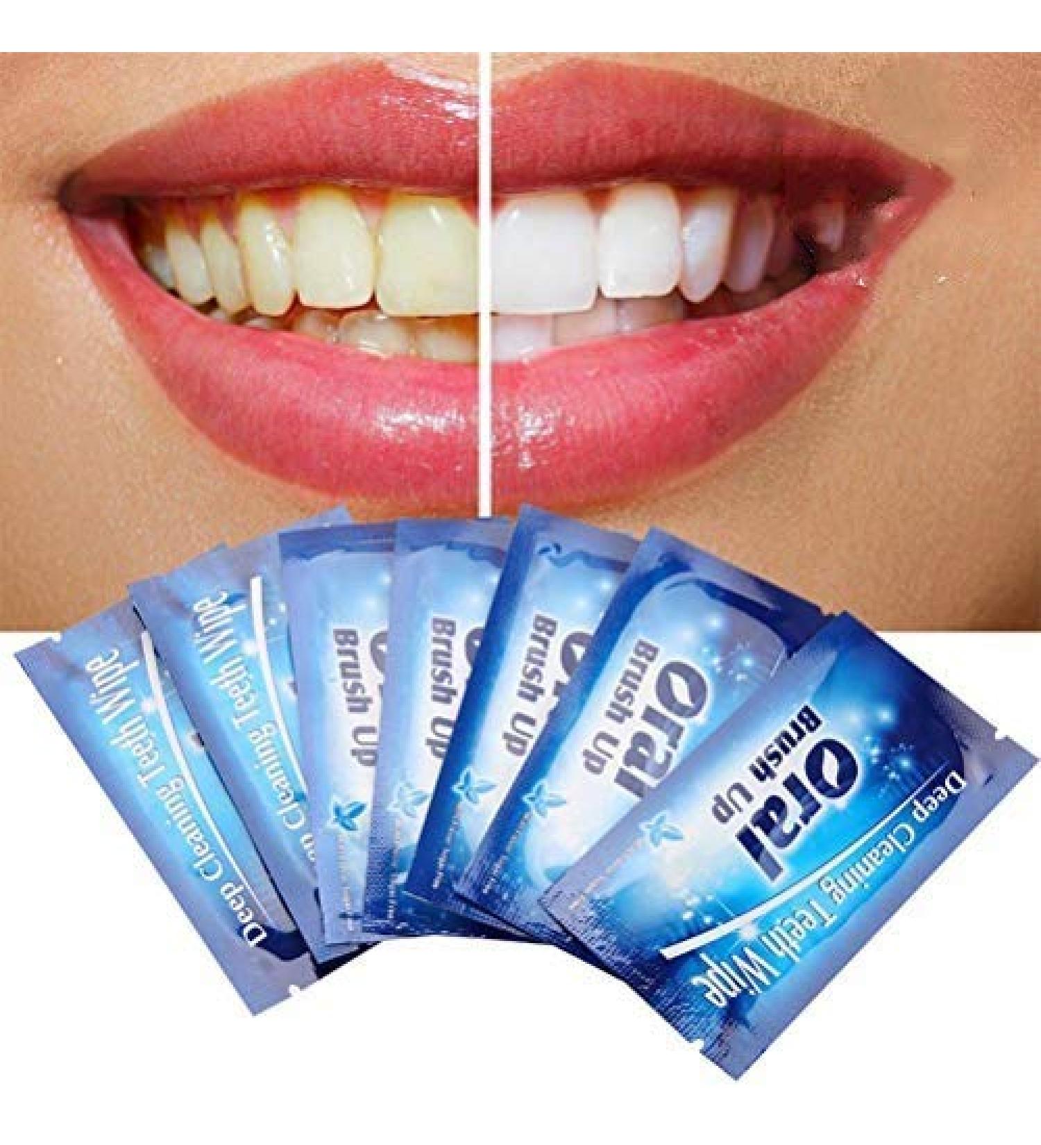 50 Disposable Oral Brush Wipes - Deep Cleaning Tooth Care Towels for Dental Hygiene - Buy Online on GoSupps.com