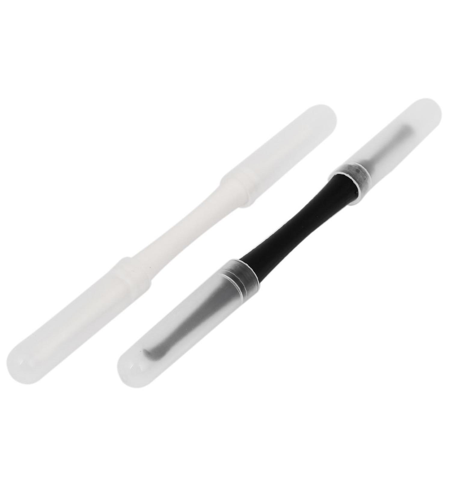 Qtqgoitem Plastic Dual Head Spiral Tip Earpick Ear Wax Remover 2PCS White Black (Model: 4ac 841 26b 49c 513)
