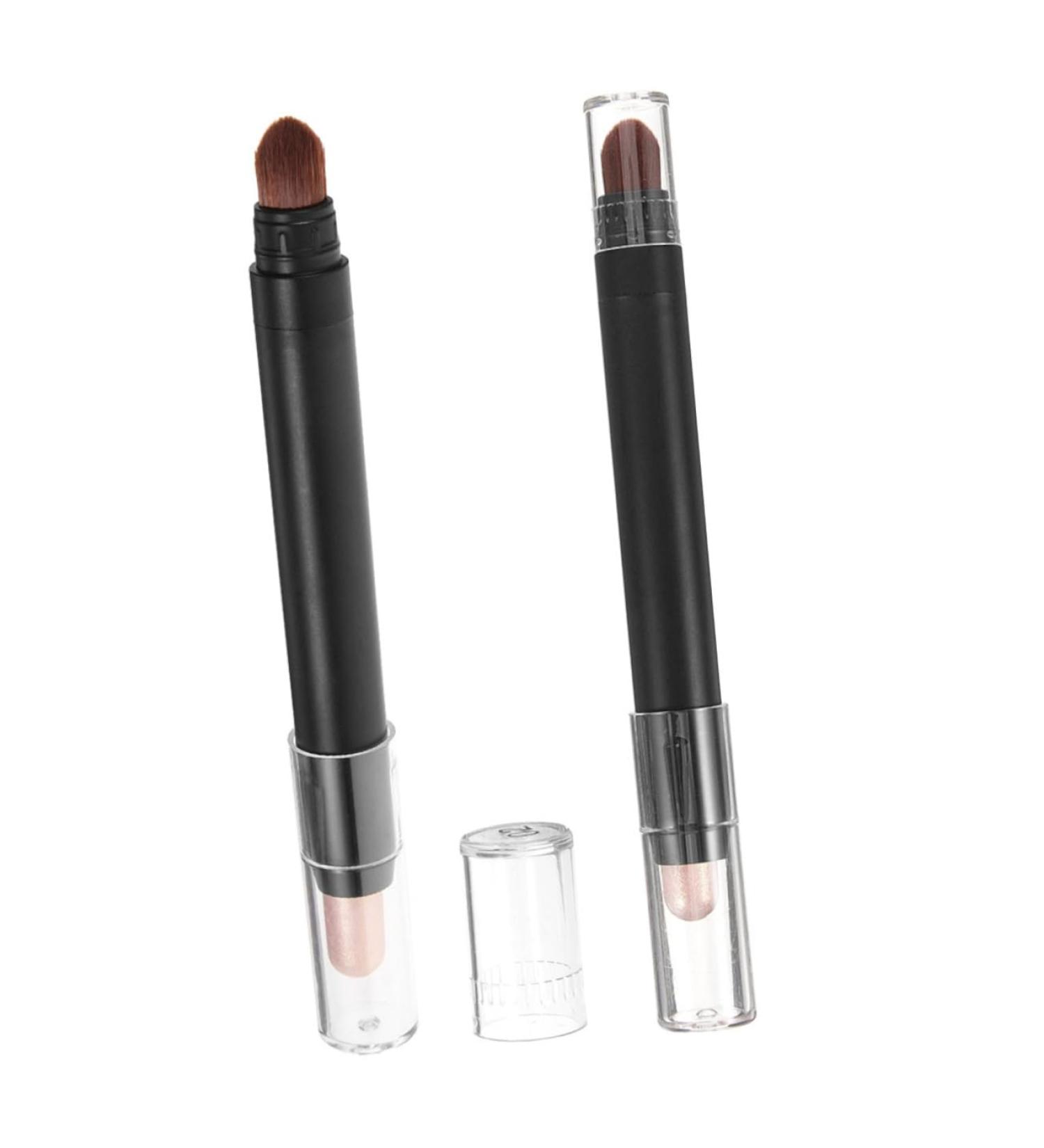 LALADEFIEE 2pcs Eye Makeup Tool Eyeshadow Brushes Eye Shadow Eye Makeup Kit Eye Makeup Brushes Abs Black - Buy Online on GoSupps.com