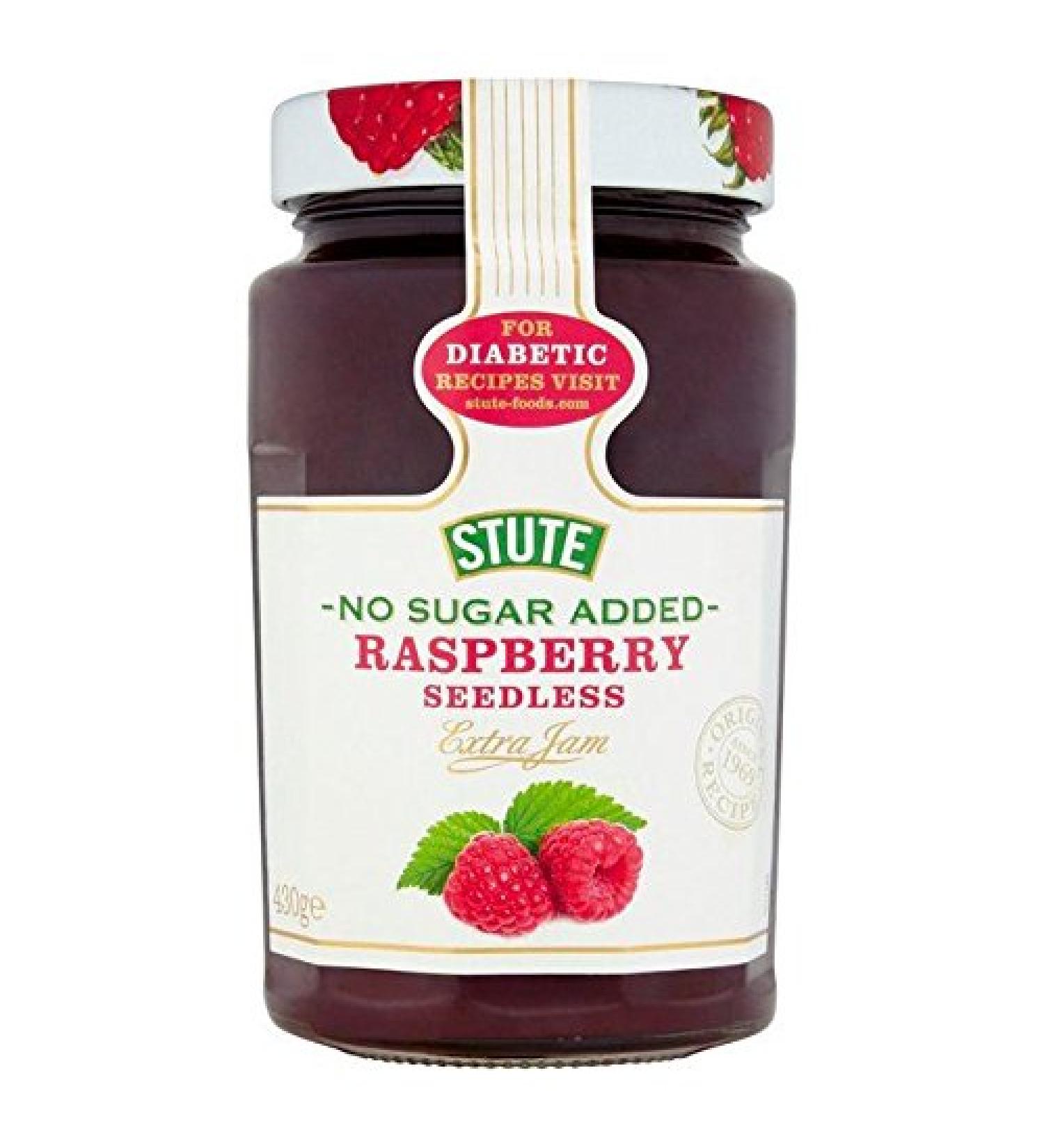 Stute Diabetic No Added Sugar Raspberry Seedless Jam 430g