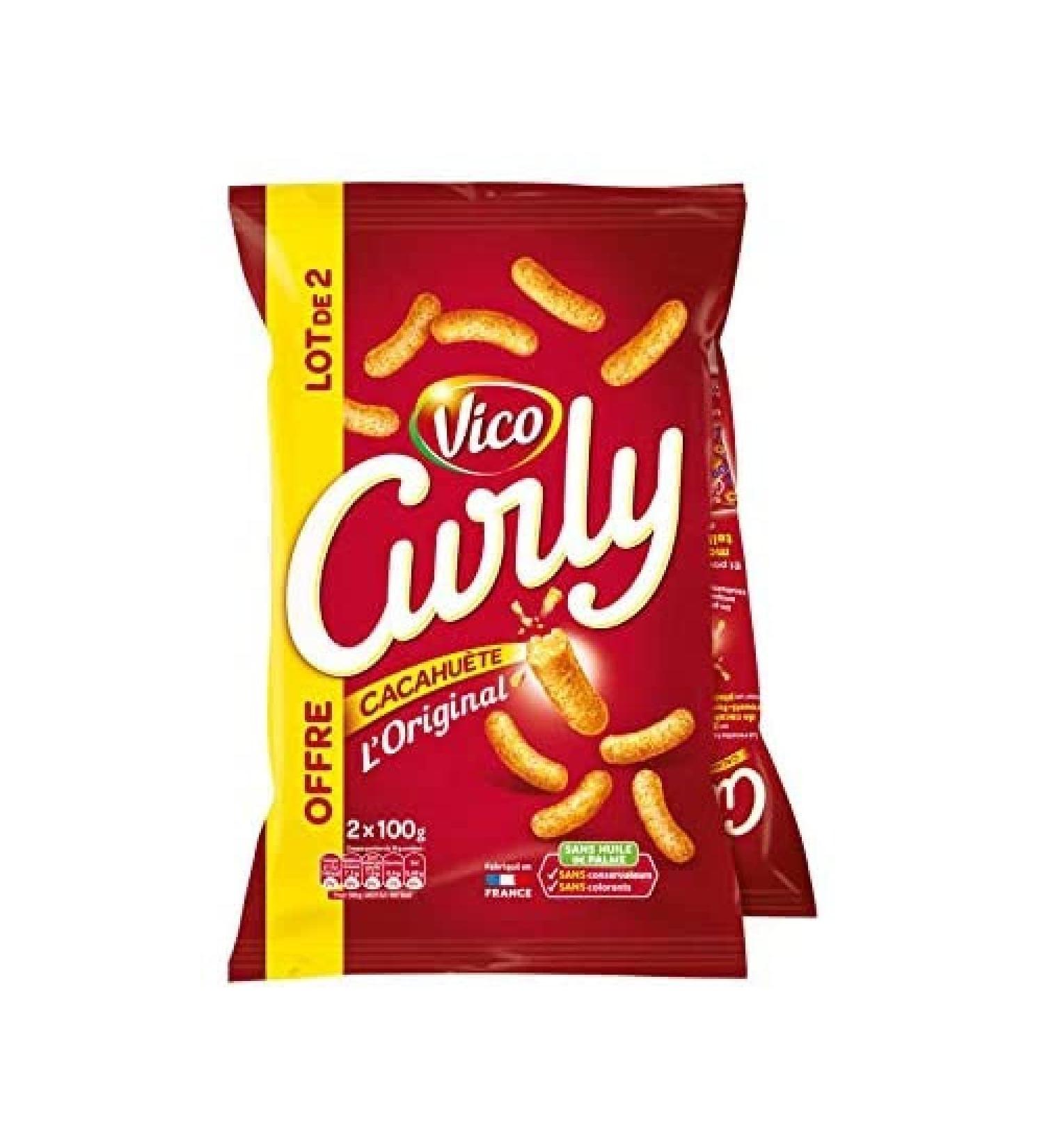 Vico Curly Peanut 200g - Pack of 2
