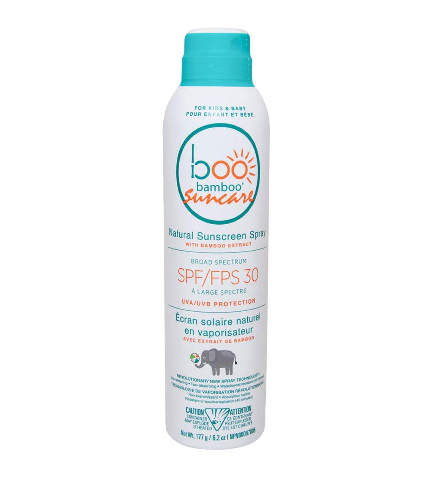 Boo Bamboo Spf 30 Kids & Baby Sunscreen Spray 177 Grams - Buy Online on GoSupps.com