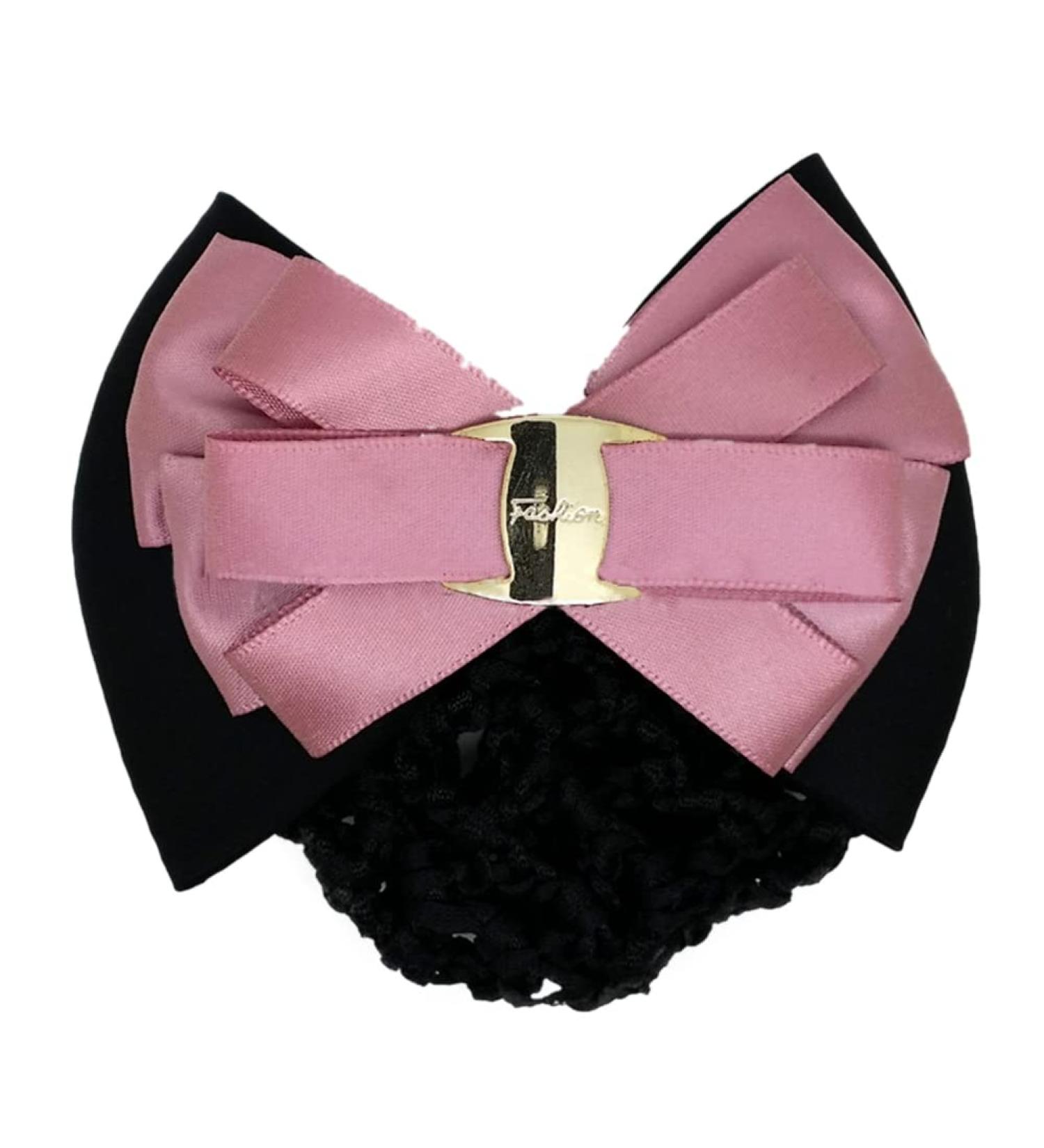 URFEDA Professional Hair Clip with Bow Women's Hair Clip Professional Hair Bun Cover Hair Clips Net Hair Net 3D Bow Bow Knot Decor Hair Clip Hair Net - Buy Online on GoSupps.com