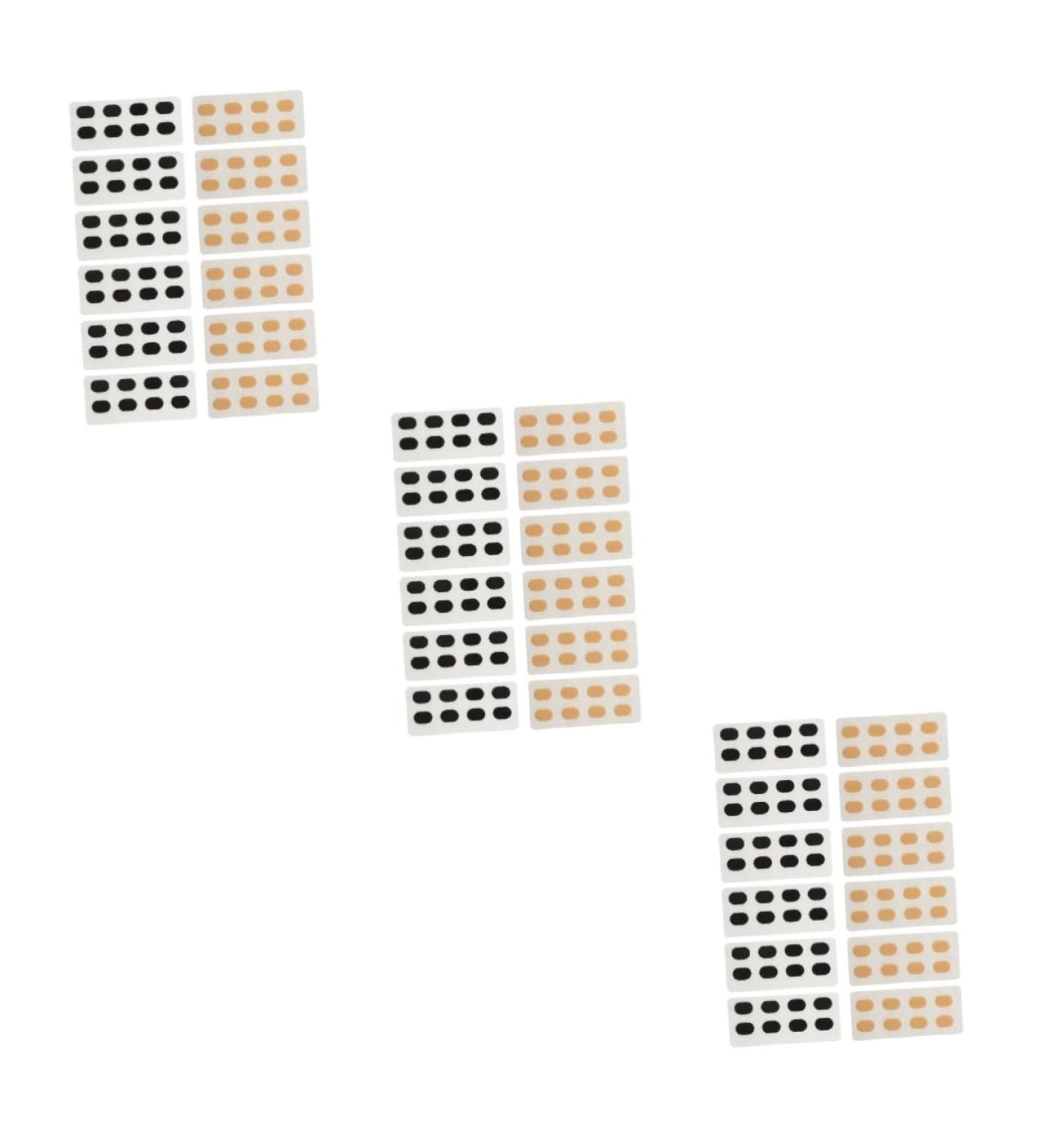 Healeeved 240 Pairs Anti-Slip EVA Sponge Nose Pads for Glasses - Soft Slipproof Comfort | Compatible with Sunglasses - 3 Pack (1x0.6x1 cm) - Buy Online on GoSupps.com