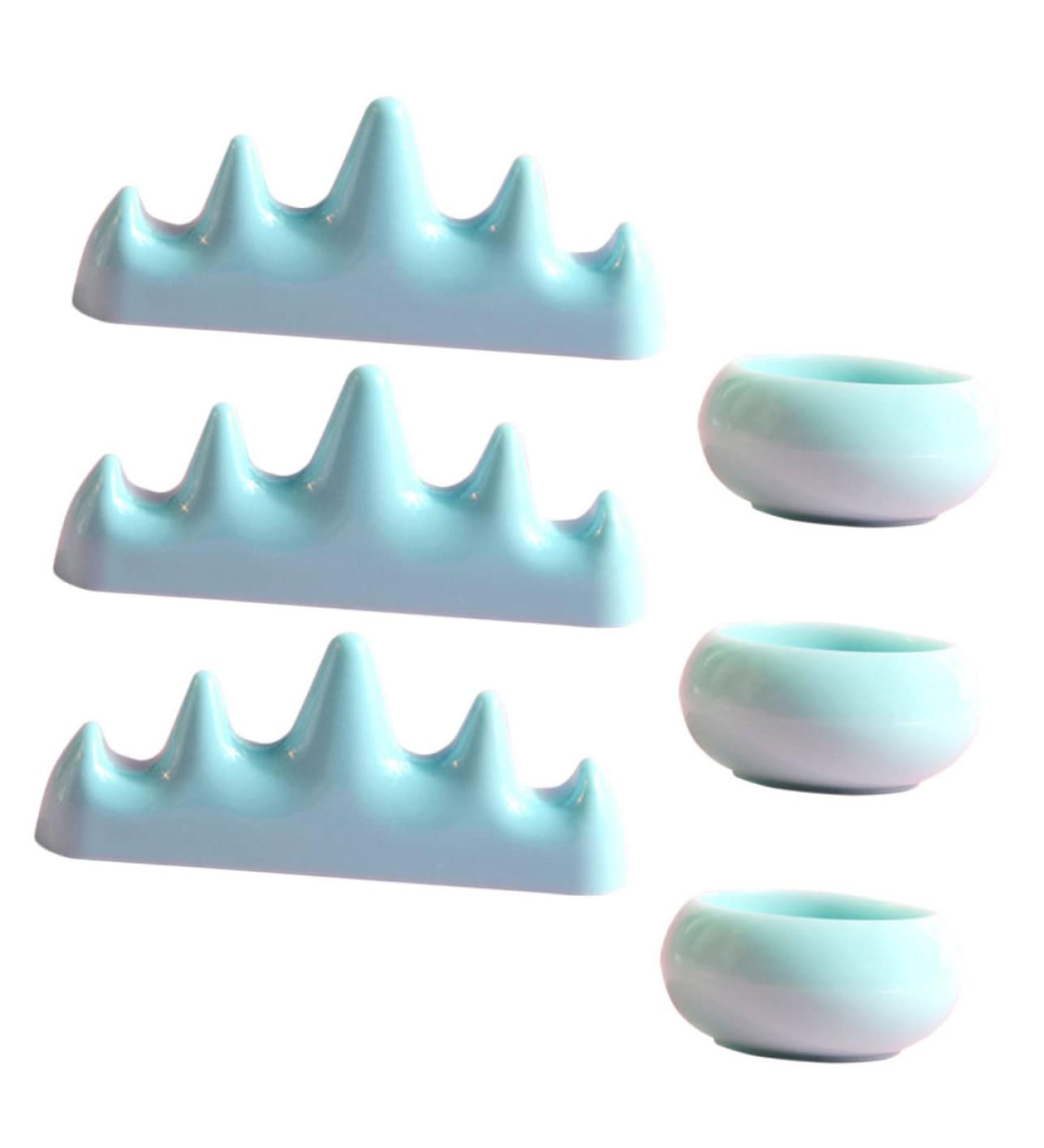 minkissy 4 Sets Nail Art Brush Cup Sponge Paint Brush Manicure Nail Pencils Bowl Nail Pens Gel Chinese Nail Brush Holders Nail Brush Nail Art Tool Nail Removal Supplies Plastic - Buy Online on GoSupps.com