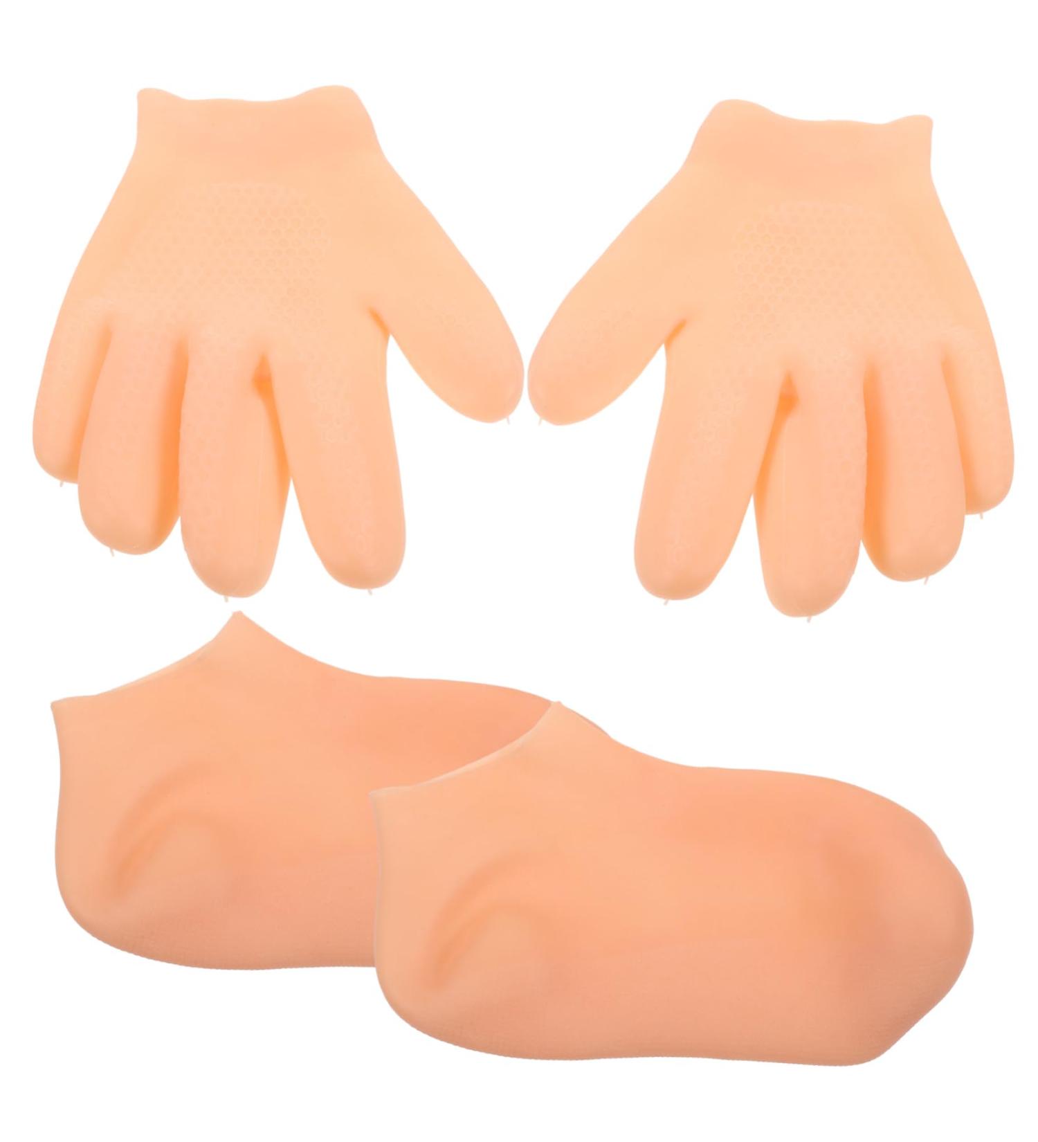 Healeved Moisturising Socks 1 Set Beauty Gloves Socks Waterproof Socks Moisturizing Gloves Womens Socks Women Moisturizing Socks Moisturizing Hand Gloves Lotion Sebs Whitening Women's - Buy Online on GoSupps.com