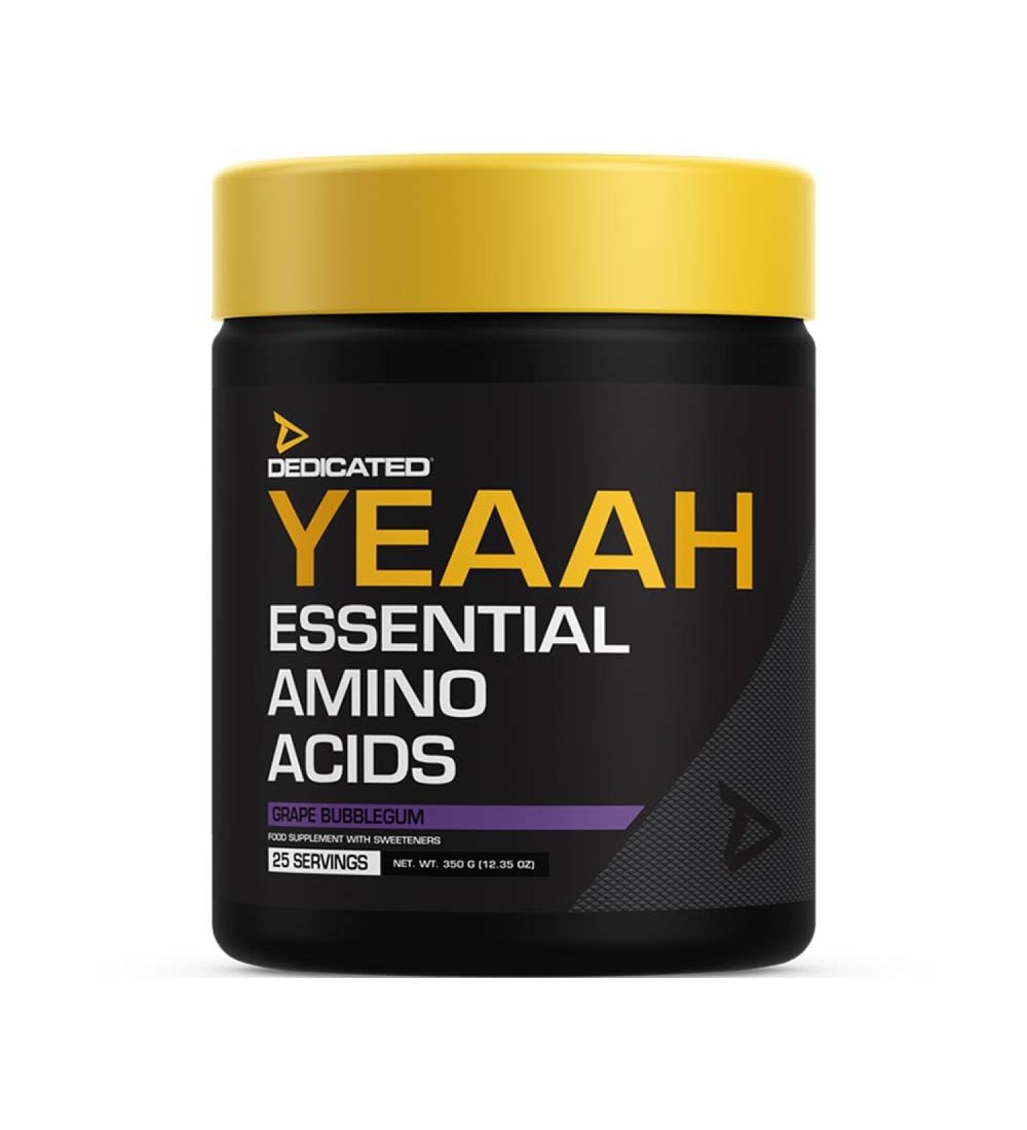 Dedicated Nutrition YEAAH Amino 350gr Grape Bubblegum - Buy Online on GoSupps.com