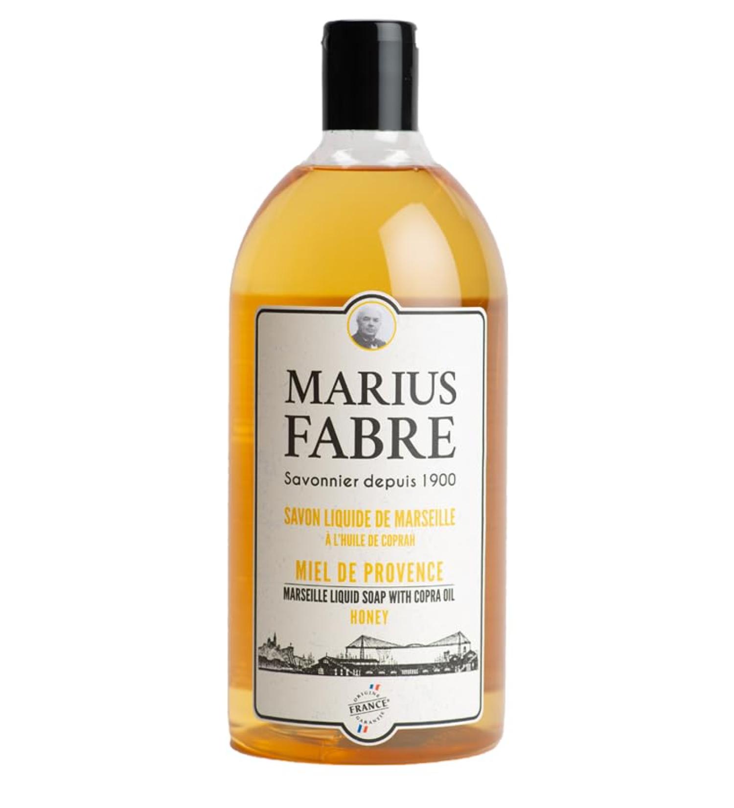 Marius Fabre 1900 Marseilles Liquid Soap Honey Refill 33.81 Ounces