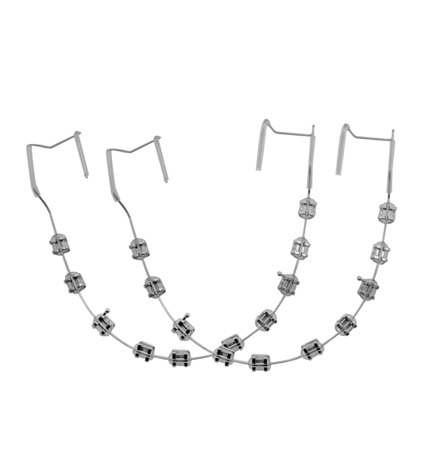 1 Pair of Temporary Tooth Decoration Teeth Retainer Practical Brackets para Dientes Sturdy Retenedores de Dientes Ortodoncia Props for Dental Students to Practice (Transparent color) - Buy Online on GoSupps.com