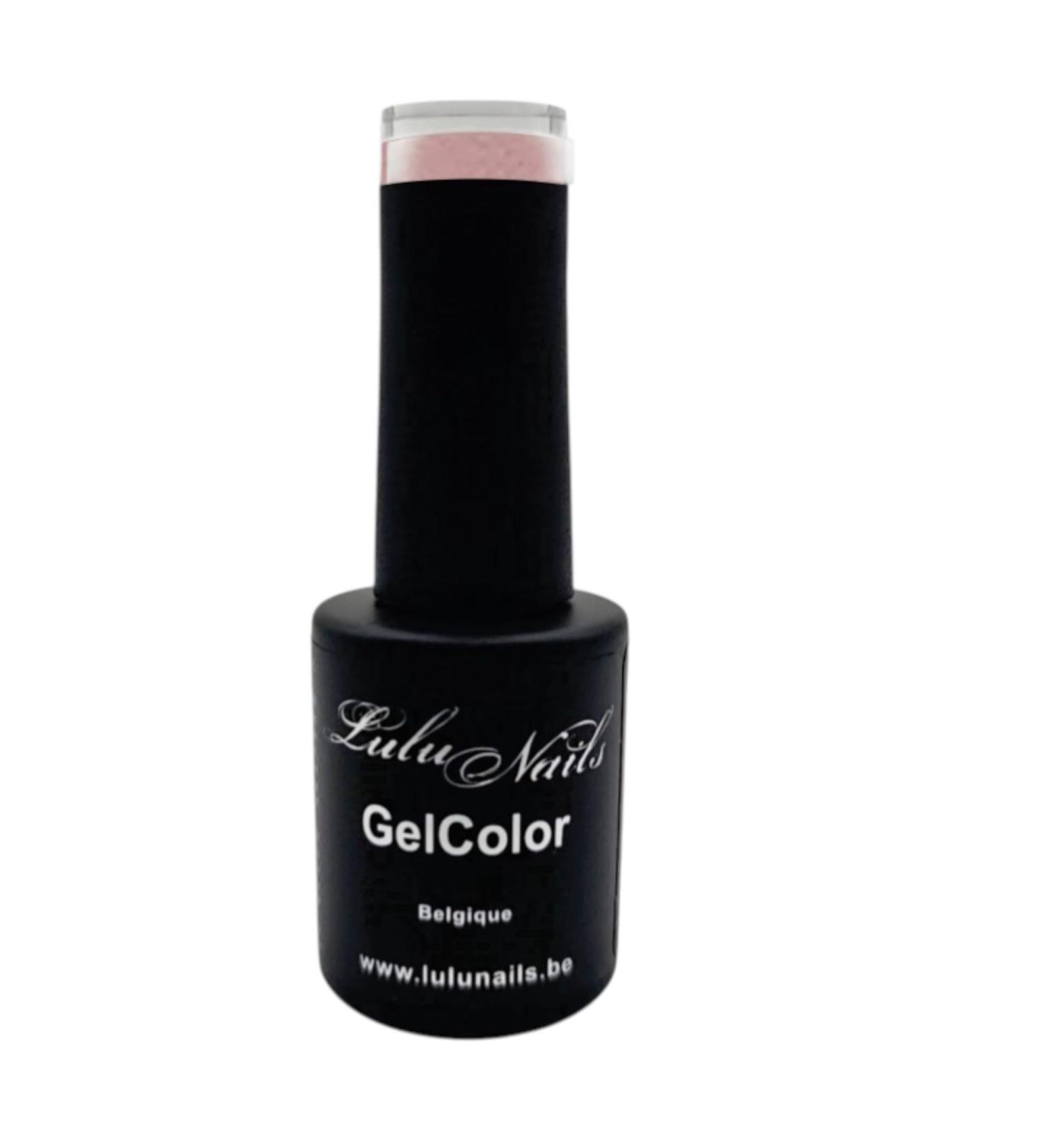 LuluNails GelColor Semi-Permanent Nail Polish Baby Pink 224 10ml HEMA and TPO Free Lasts 4 Weeks