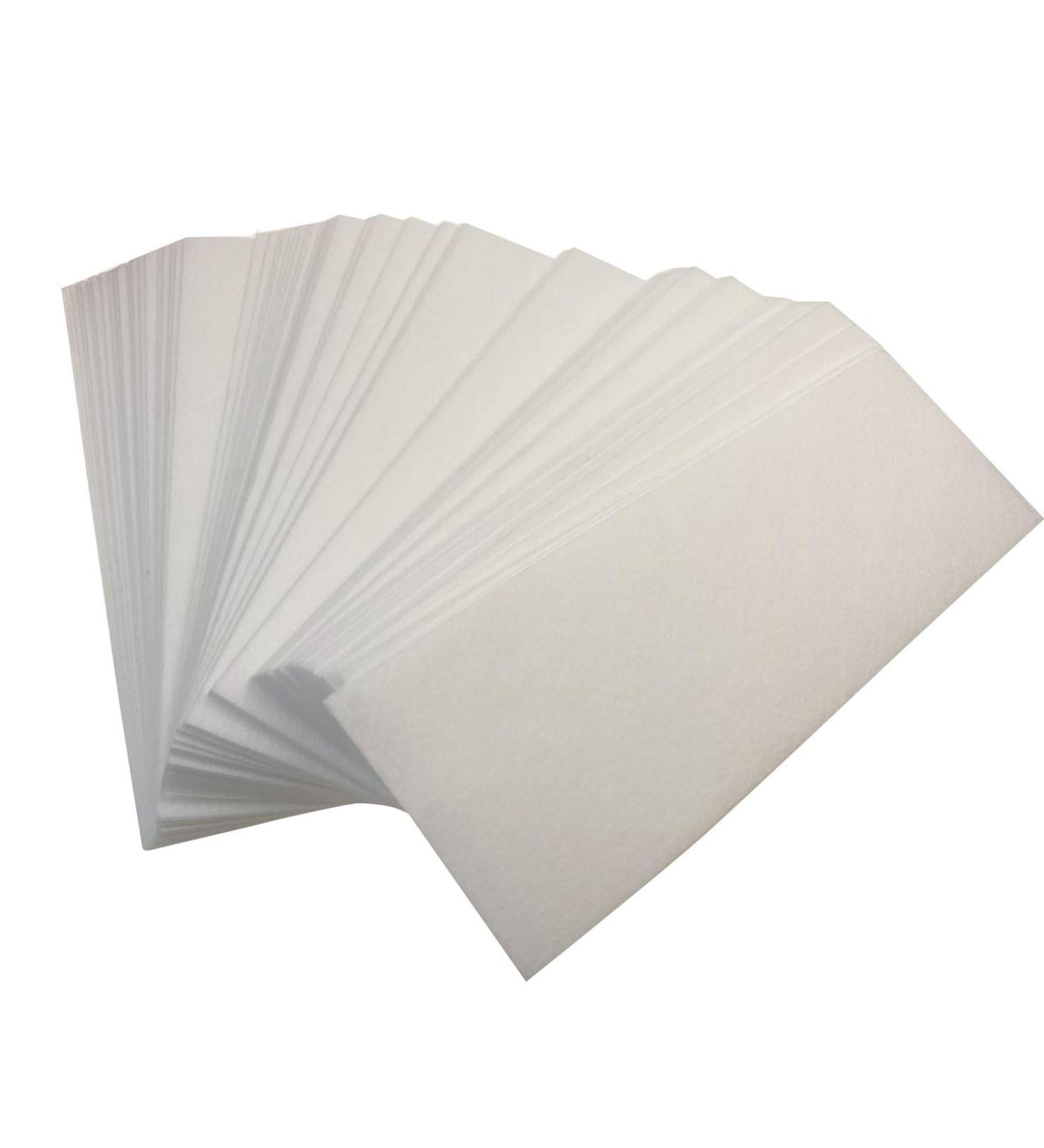 2Bag/200Pcs White Non-woven Epilation Paper Hair Removal Wax Cloth Strip Replacement for Women Leg Body Beauty Tool(7.87 inch x 2.75 inch) - Buy Online on GoSupps.com
