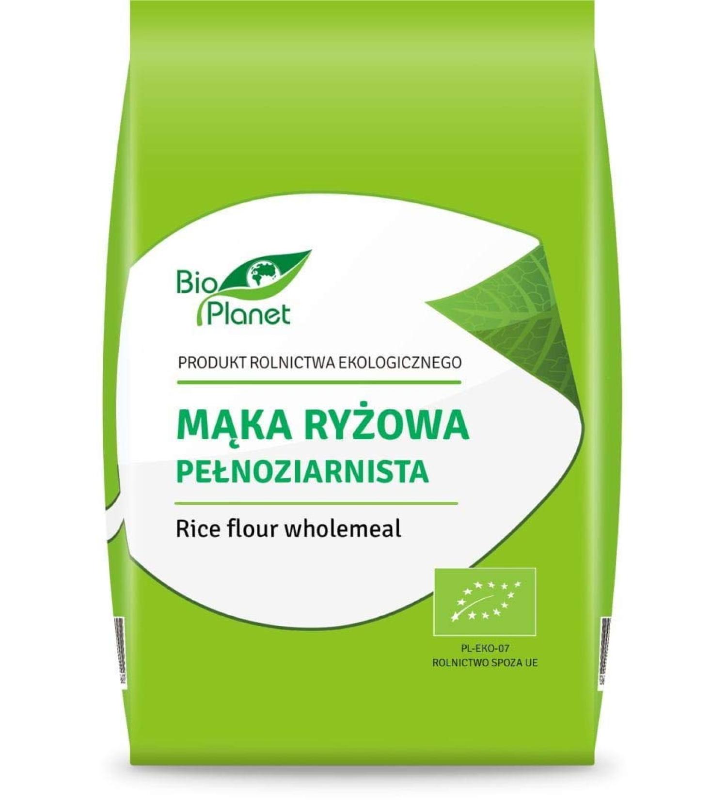 ORGANIC WHOLEGRAIN RICE FLOUR 500 g BIO PLANET