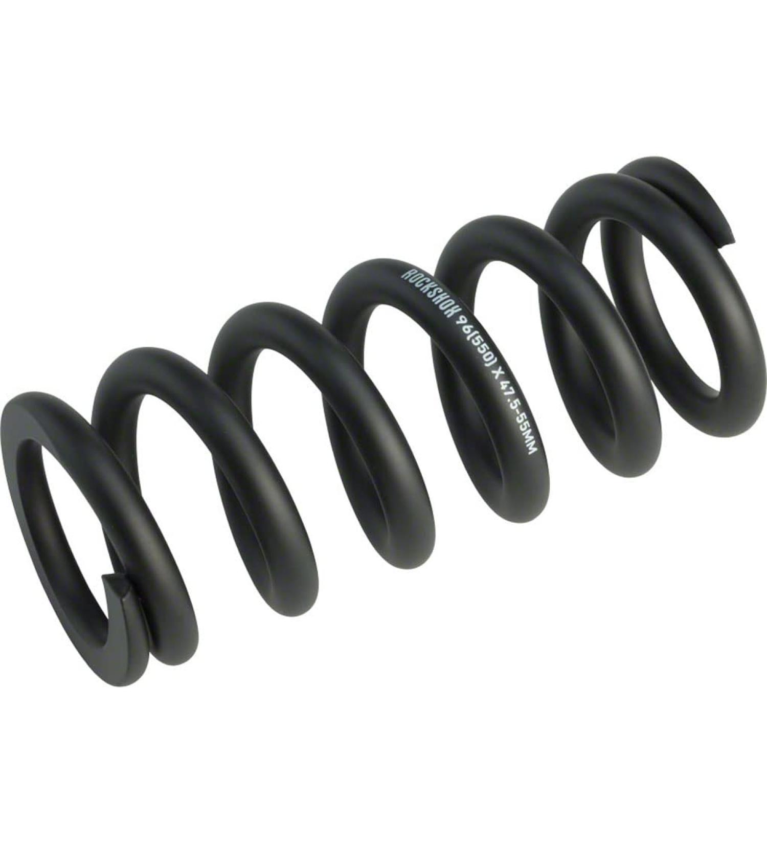 RockShox Metric Coil Spring - Length 134mm, Travel 47.5-55mm, 550 lbs, Black