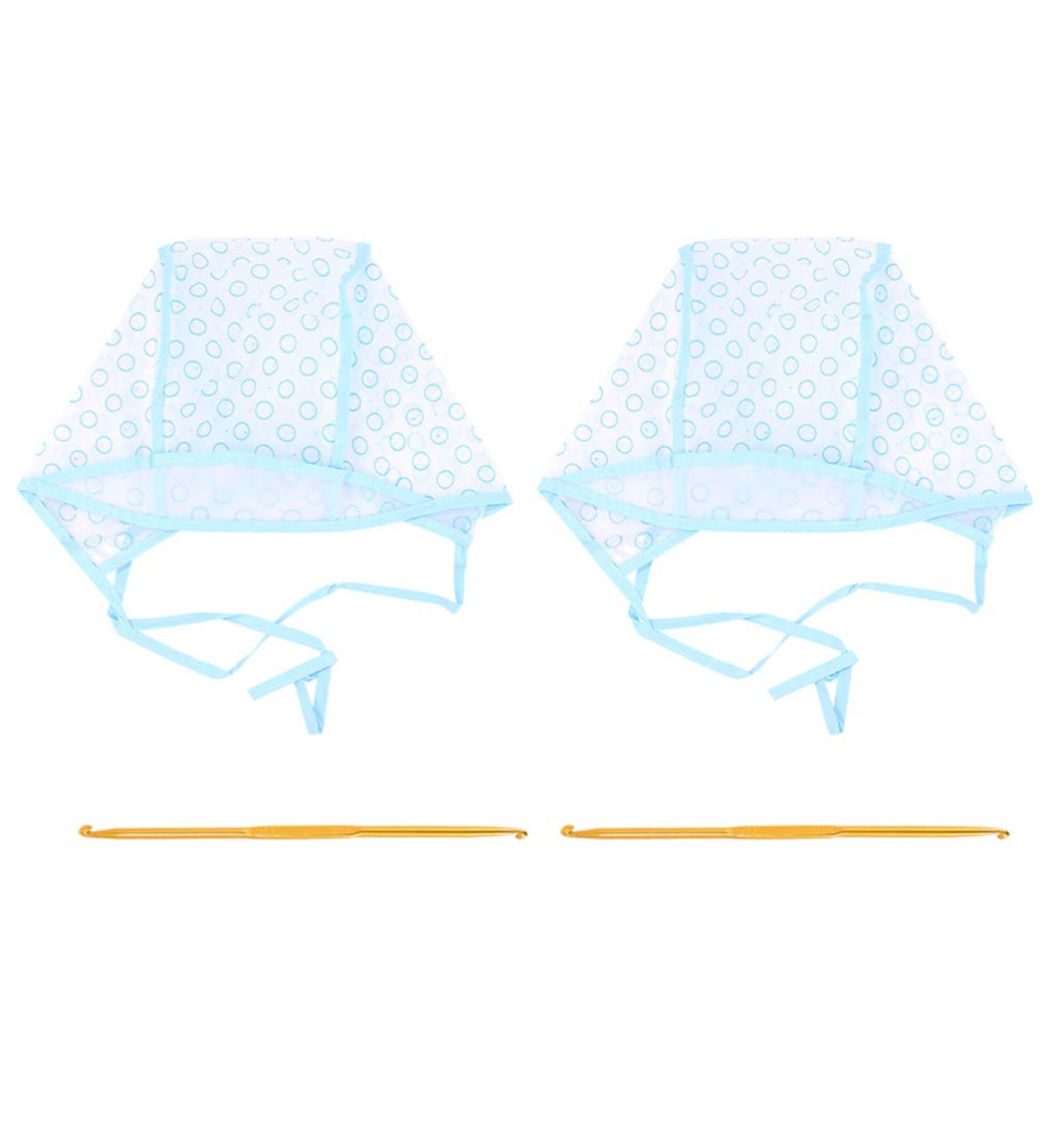 Hair Coloring Oil Highlighter Cap Kit - 2 Sets Salon Dyeing Tool for Perfect Highlights - Buy Online on GoSupps.com