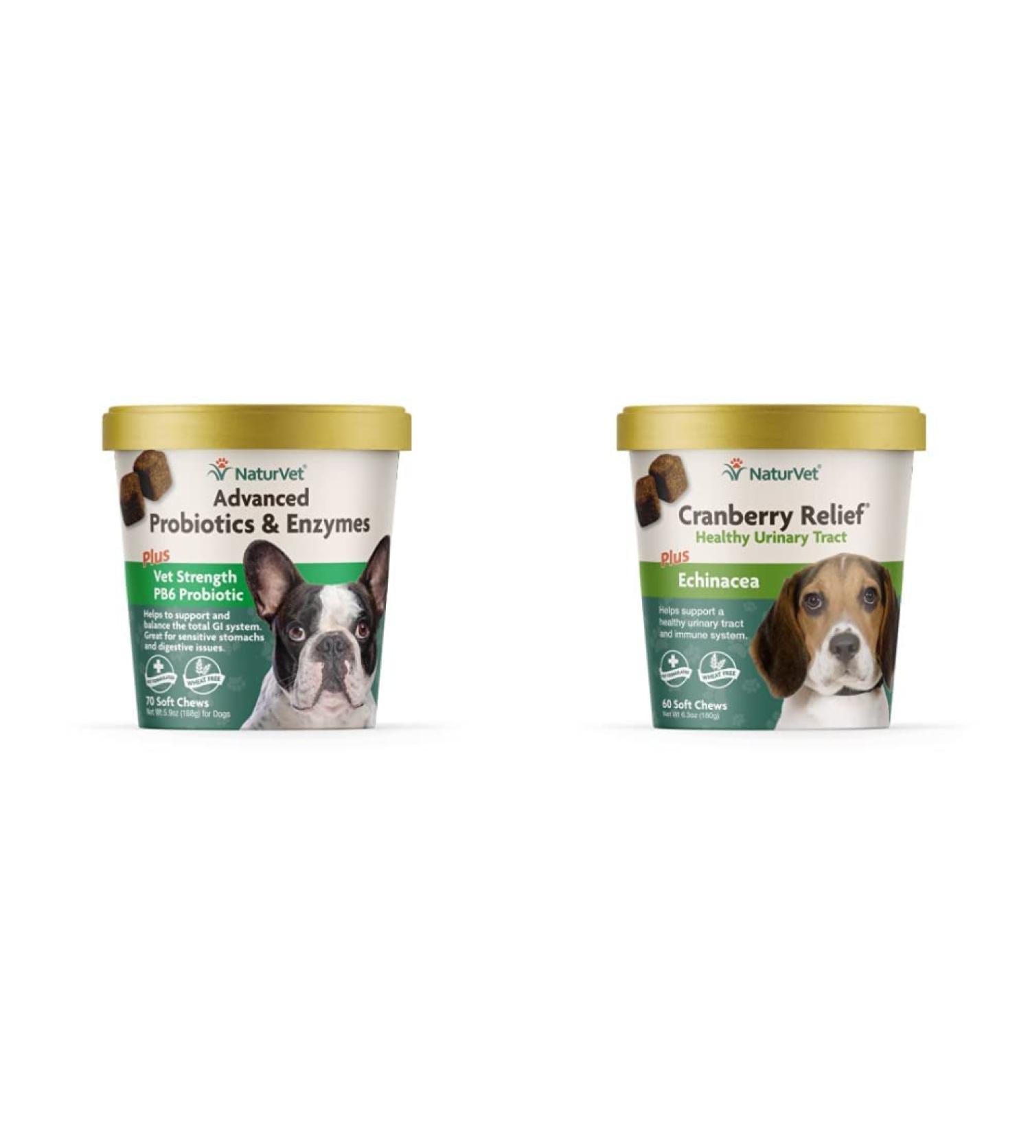 Veterinarian Strength Advanced Probiotics Healthy Enzymes & PB6 Probiotic Supplement & Urinary Health Supplement Soft Chews for Dogs Healthy Bladder & Urinary Tract Support 70 Count (Pack of 1) Probiotic Supplement + Nutritional Assorted - Buy Online on GoSupps.com