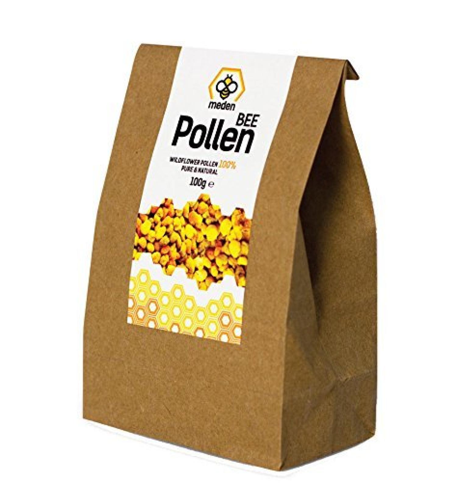 Organic Premium 100% Raw Bulgarian Bee Pollen Granules100g - Buy Online on GoSupps.com