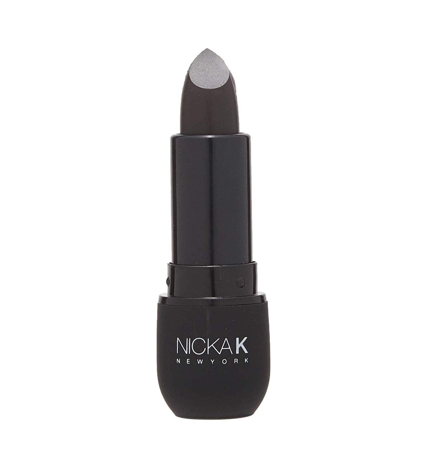 NICKA K Vivid Matte Lipstick NMS07 Black - Long-Lasting Lip Color - 1 Count - Buy Online on GoSupps.com